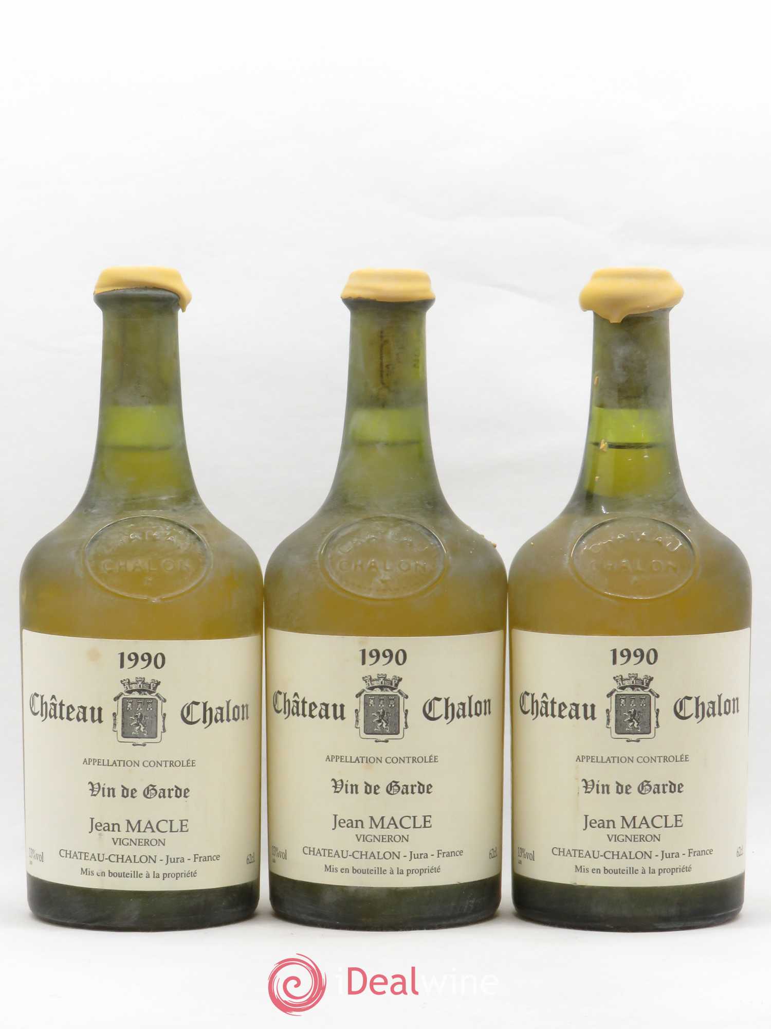 Château-Chalon Jean Macle 1990 - Lot de 3 bouteilles - 0