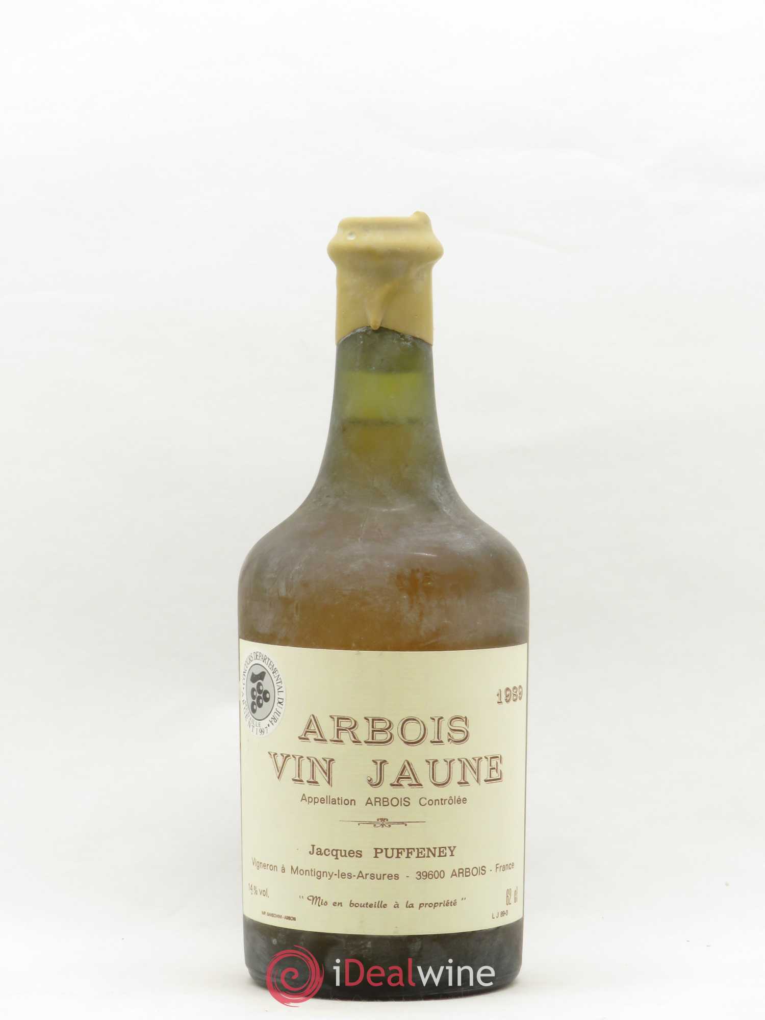 Arbois Vin Jaune Jacques Puffeney 1989 - Lot de 1 bouteille - 0