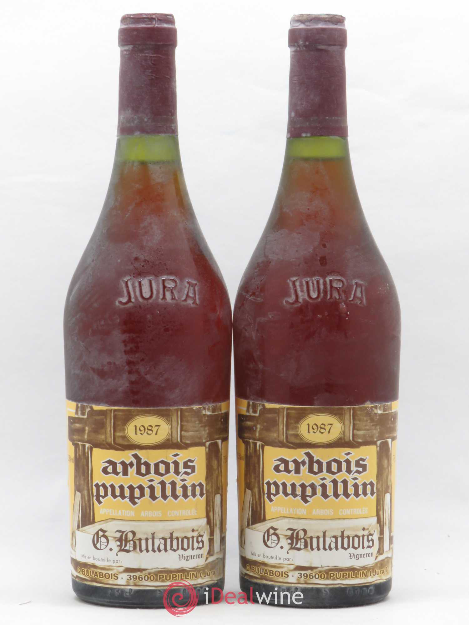 Arbois Pupillin G.Bulabois (sans prix de réserve) 1987 - Posten von 2 Flaschen - 0
