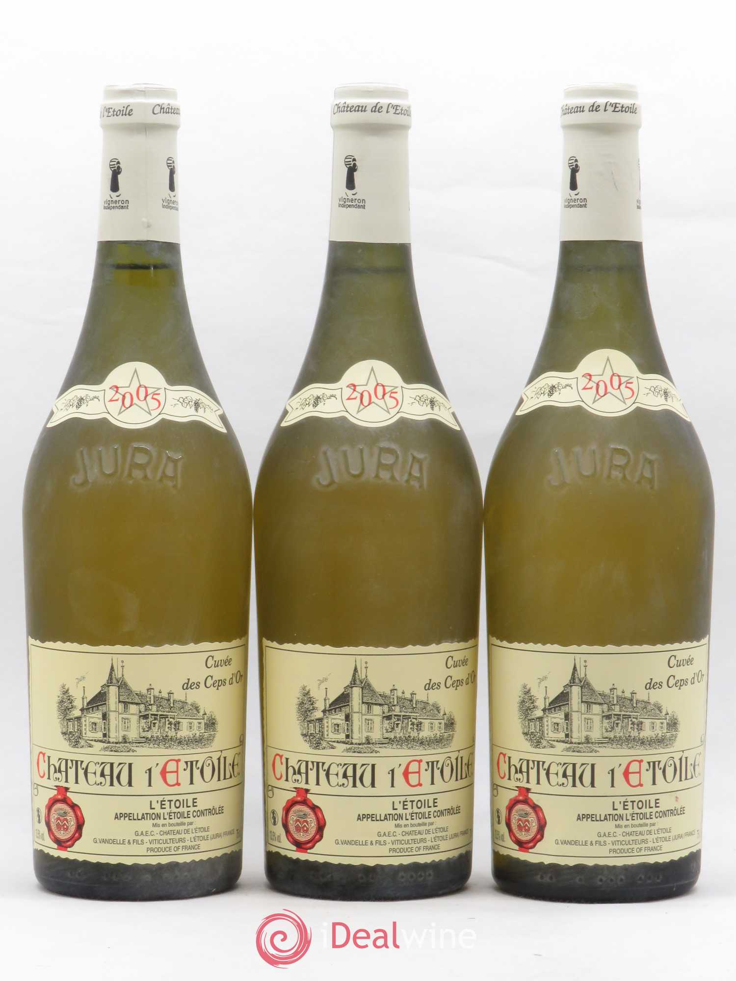 L'Etoile Château l'Etoile Cuvée des Ceps d'Or (sans prix de réserve) 2005 - Posten von 3 Flaschen - 0