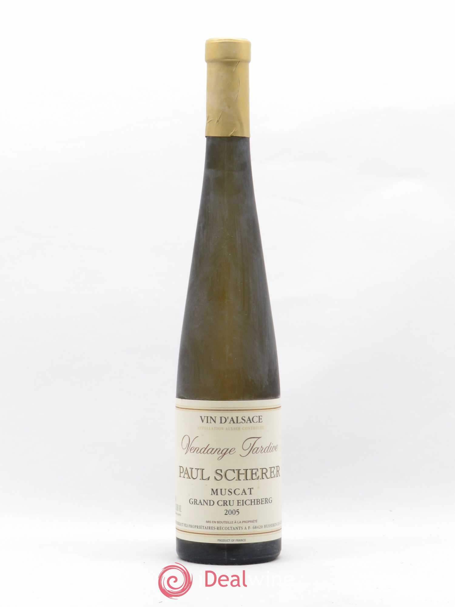 Alsace Muscat Grand Cru Eichberg Vendanges Tardives Paul Scherer 50cl 2005 - Posten von 1 Flasche - 0