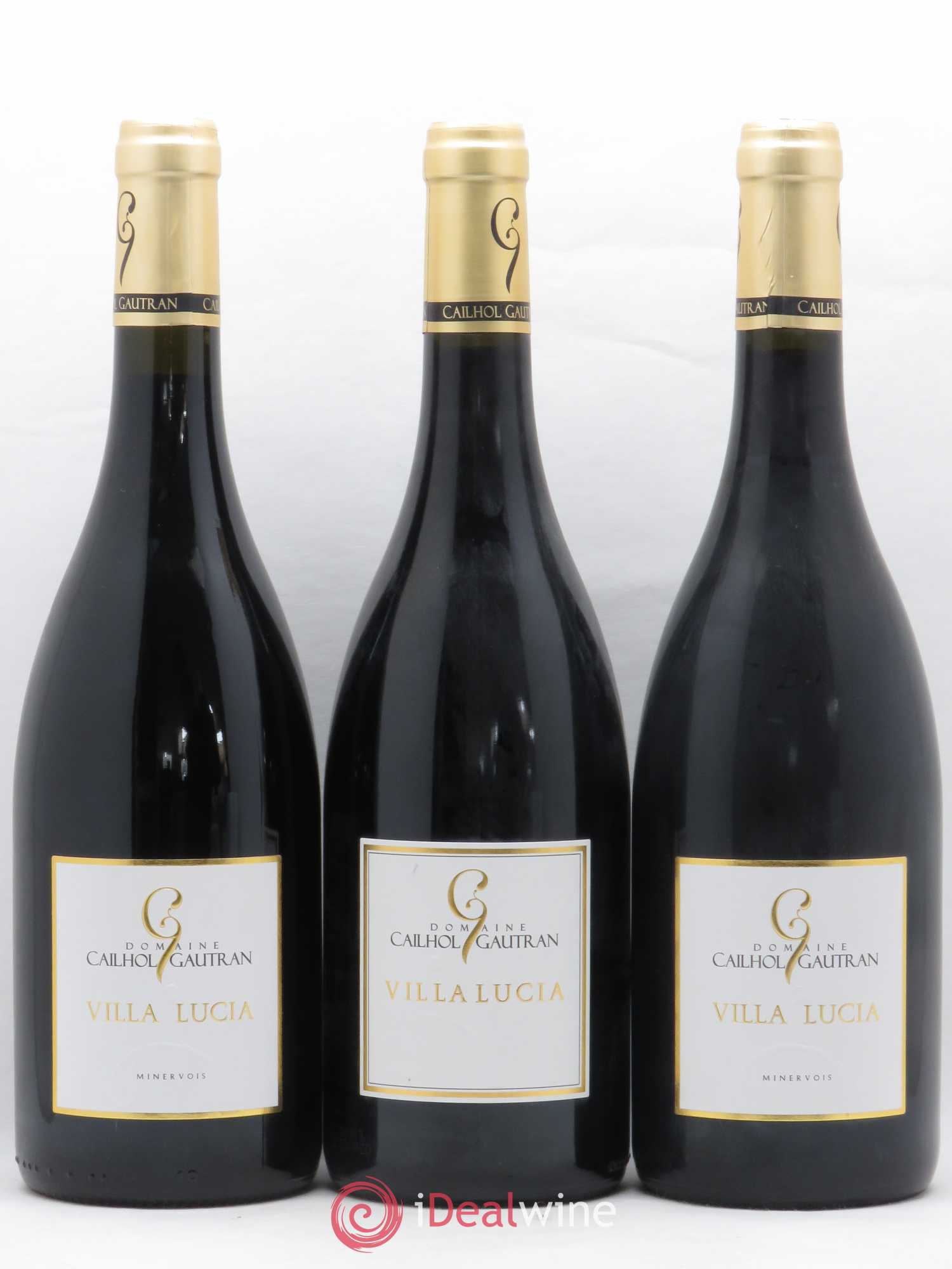 Minervois Villa Lucia Domaine Cailhol Gautran (sans prix de réserve) 2015 - Posten von 3 Flaschen - 0
