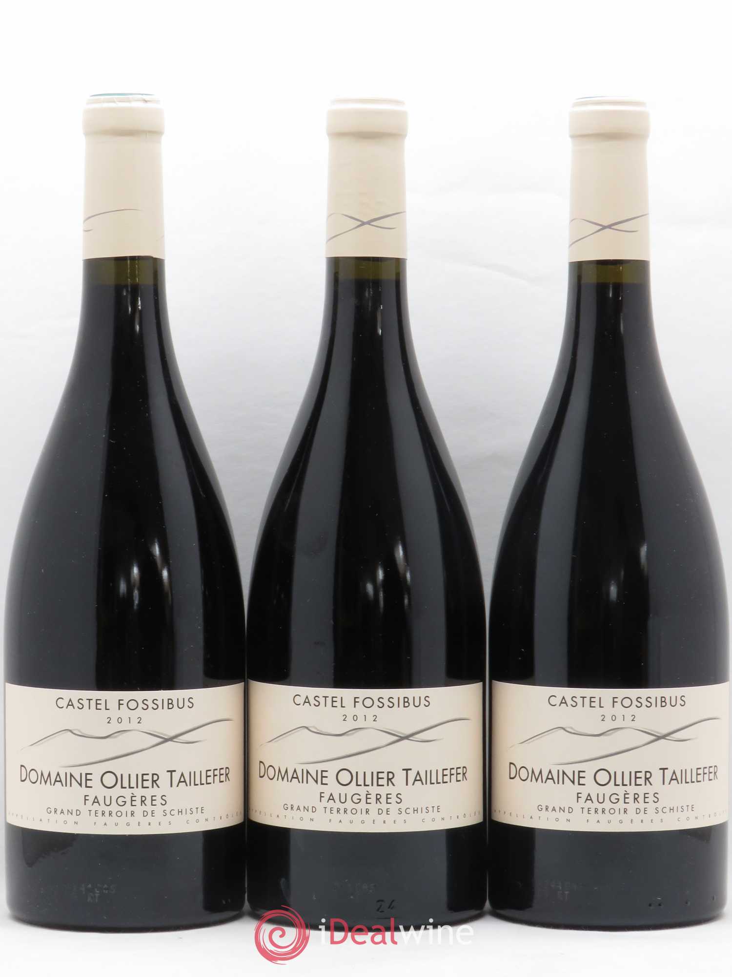 Faugères Castel Fossibus Domaine Ollier Taillefer 2012 - Posten von 3 Flaschen - 0