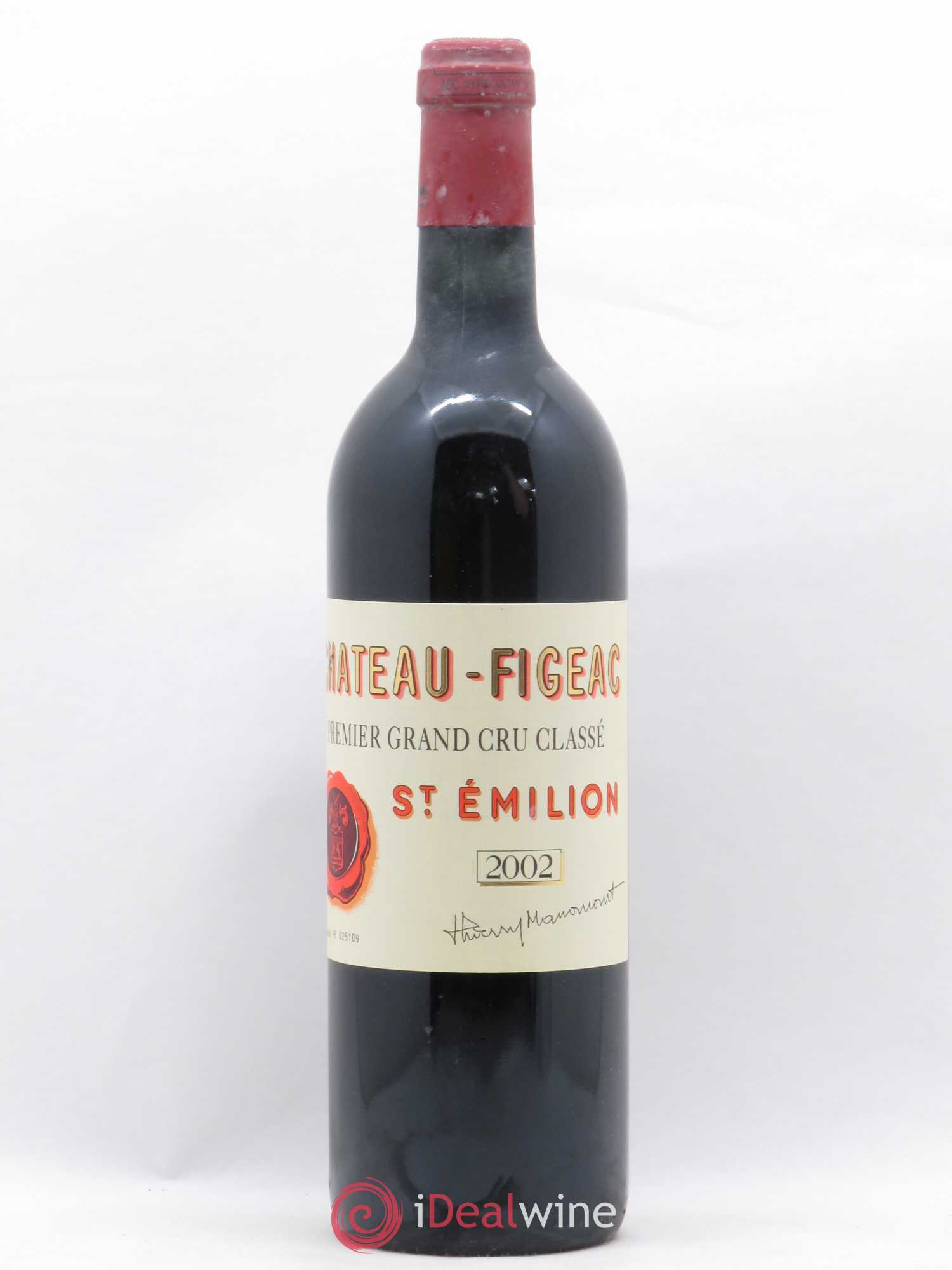 Château Figeac 1er Grand Cru Classé A 2002 - Lot de 1 bouteille - 0