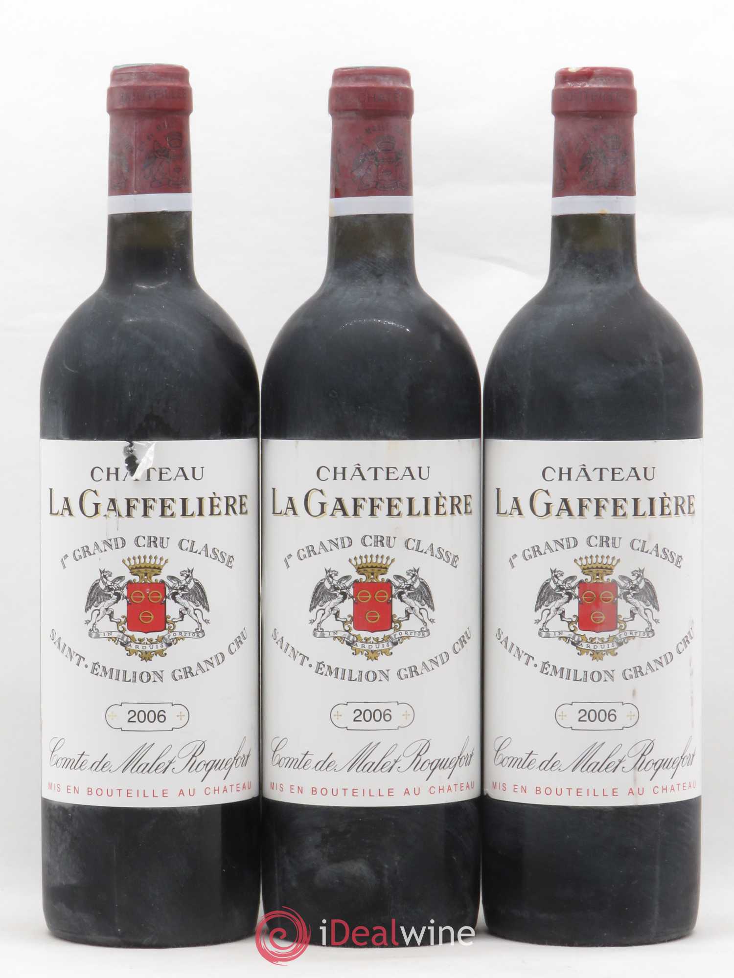 Château la Gaffelière 1er Grand Cru Classé B 2006 - Lot de 3 bouteilles - 0