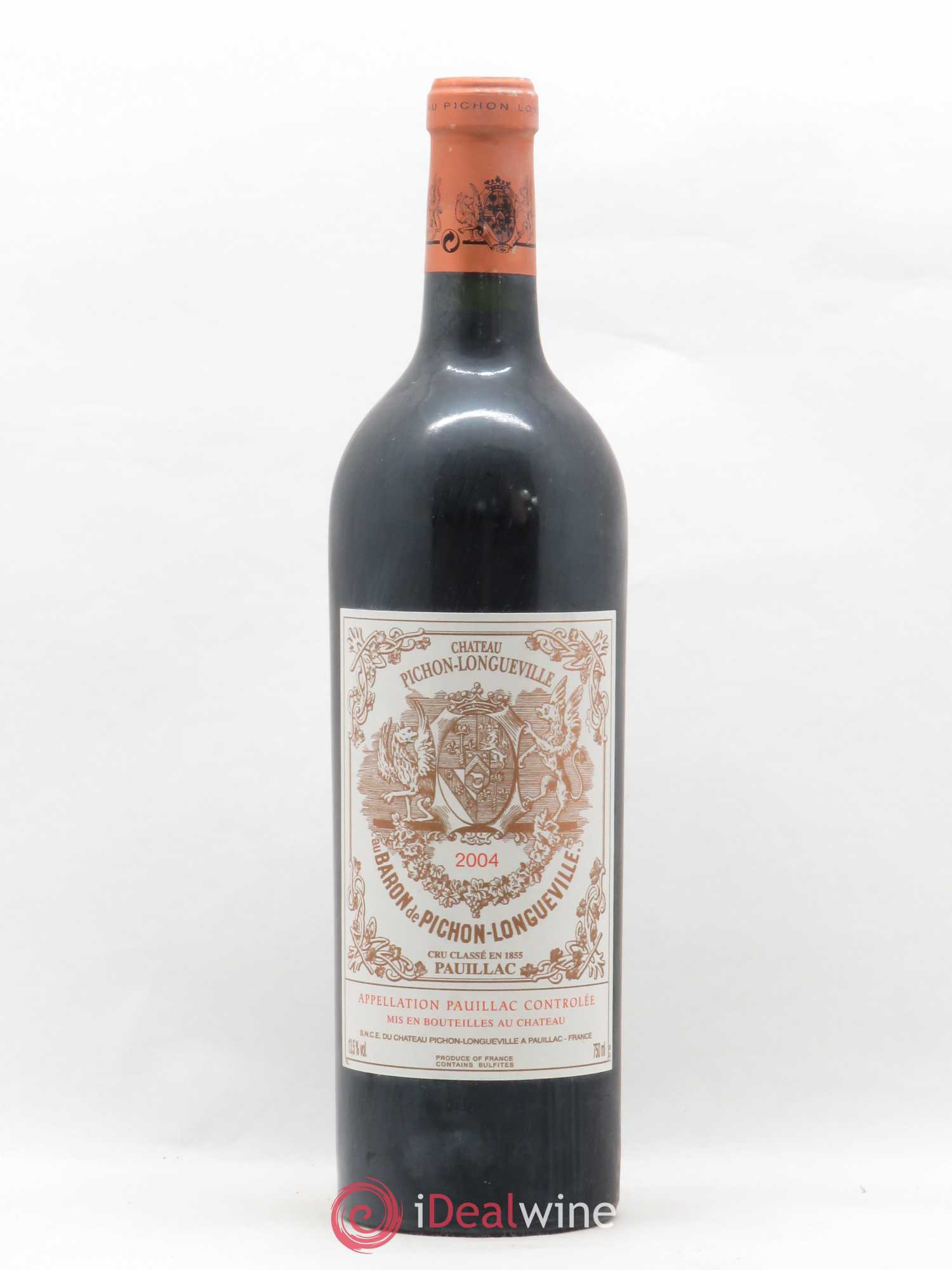 Pichon Longueville Baron 2ème Grand Cru Classé 2004 - Lot de 1 bouteille - 0