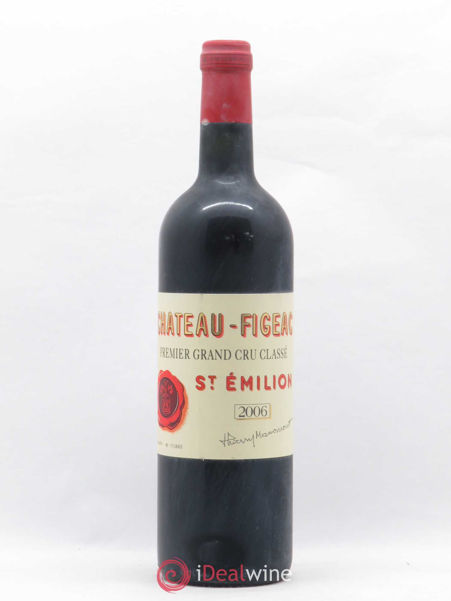 Château Figeac 1er Grand Cru Classé A 2006 - Lot de 1 bouteille - 0