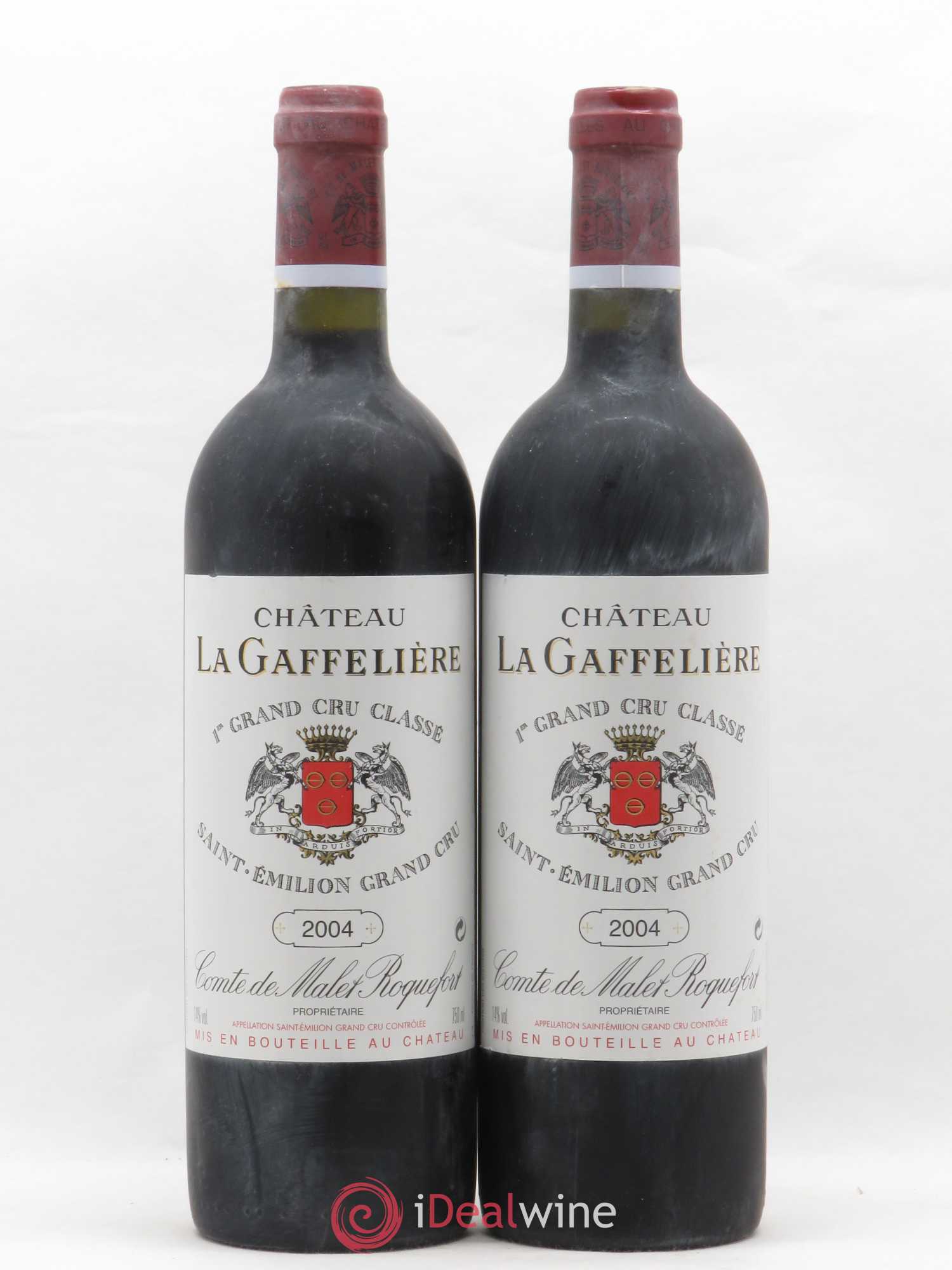 Château la Gaffelière 1er Grand Cru Classé B 2004 - Lot de 2 bouteilles - 0