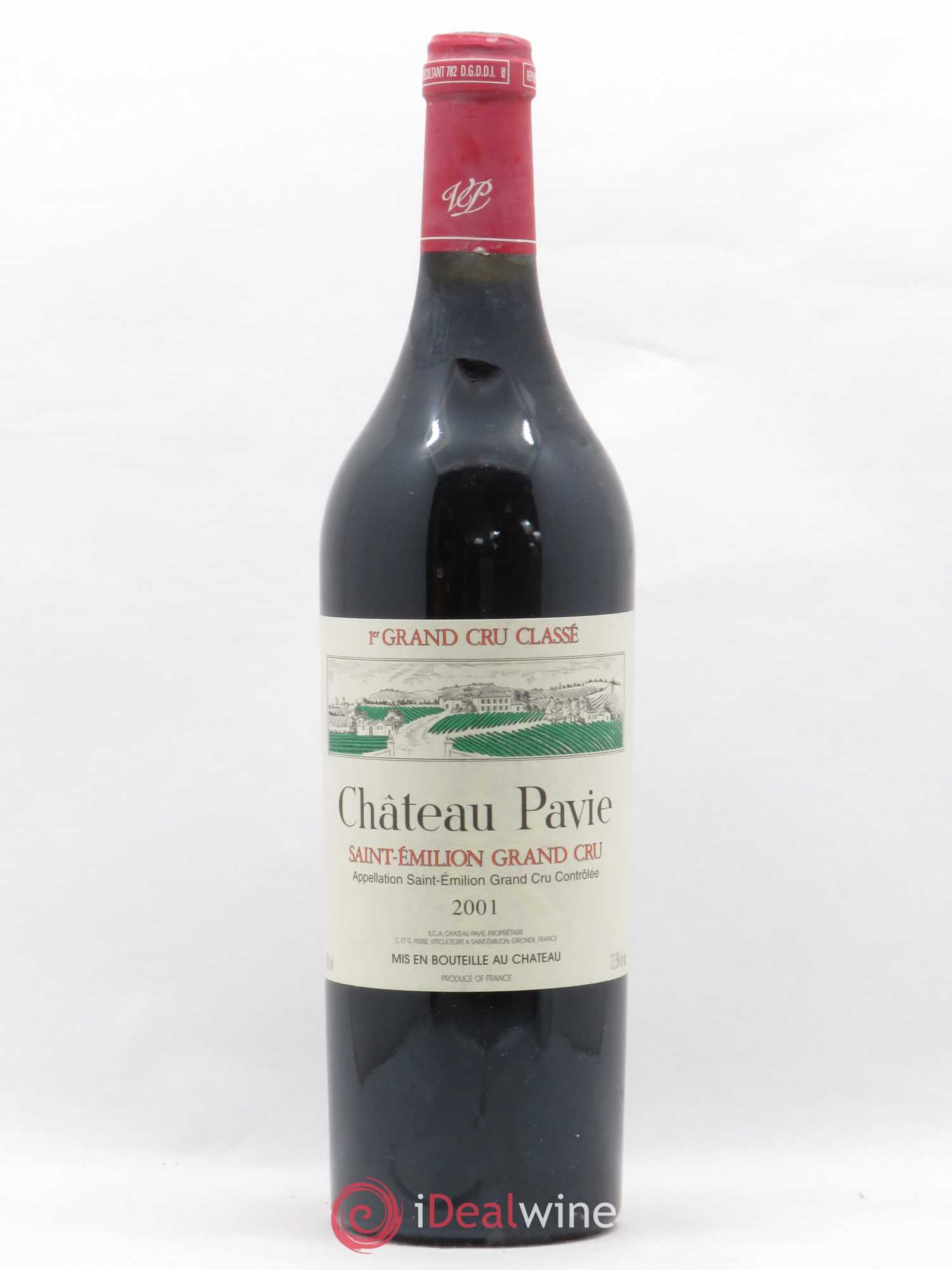 Château Pavie 1er Grand Cru Classé A 2001 - Lot de 1 bouteille - 0