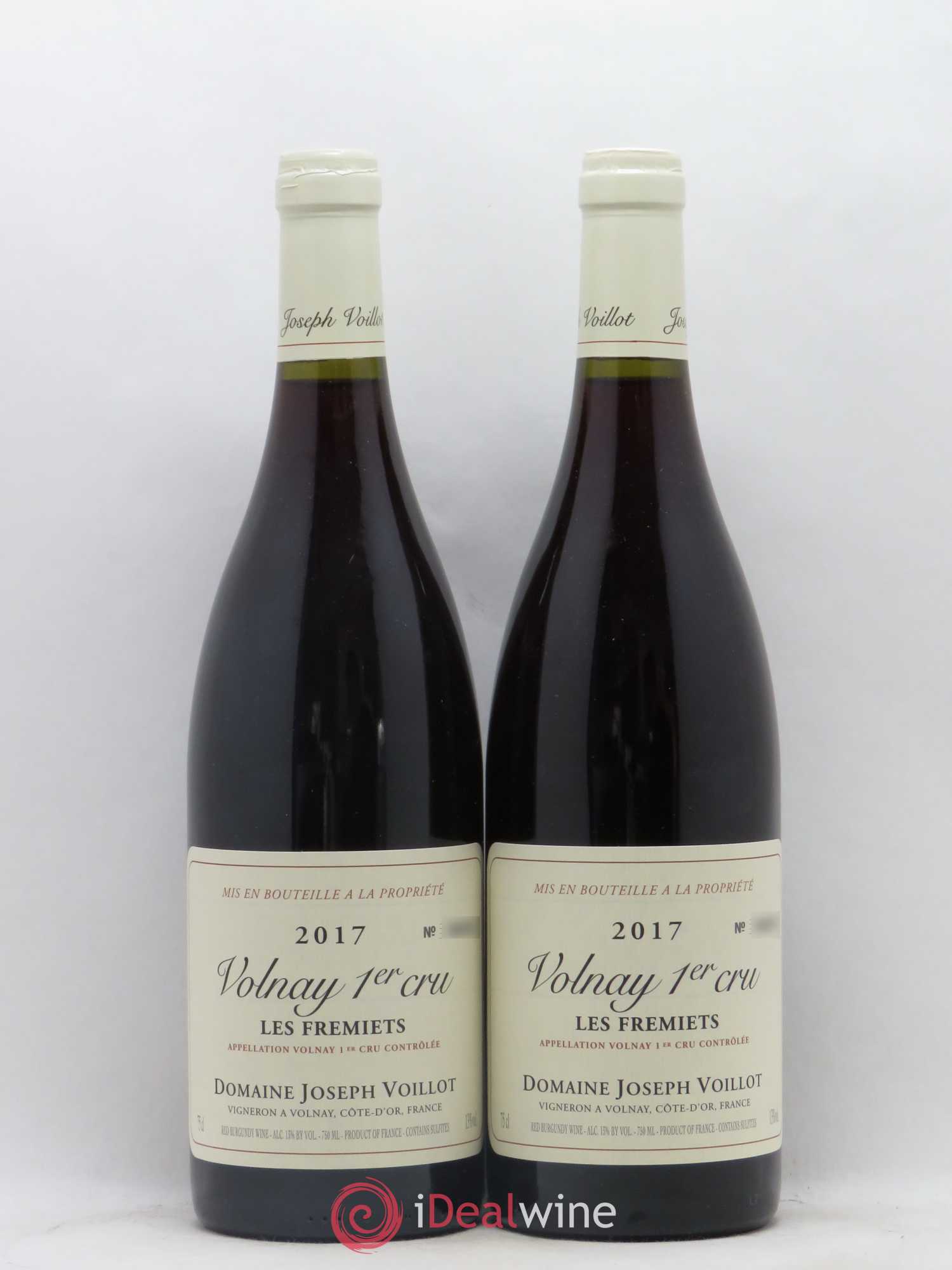 Volnay 1er Cru Les Fremiets Joseph Voillot (Domaine) 2017 - Lot de 2 bouteilles - 0