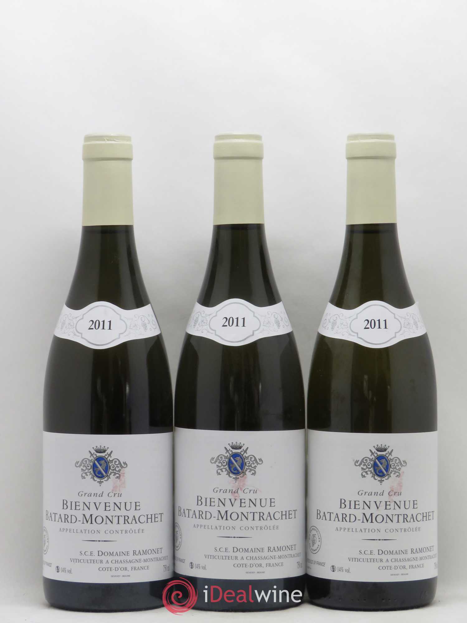 Bienvenues-Bâtard-Montrachet Grand Cru Ramonet (Domaine) 2011 - Lot de 3 bouteilles - 0