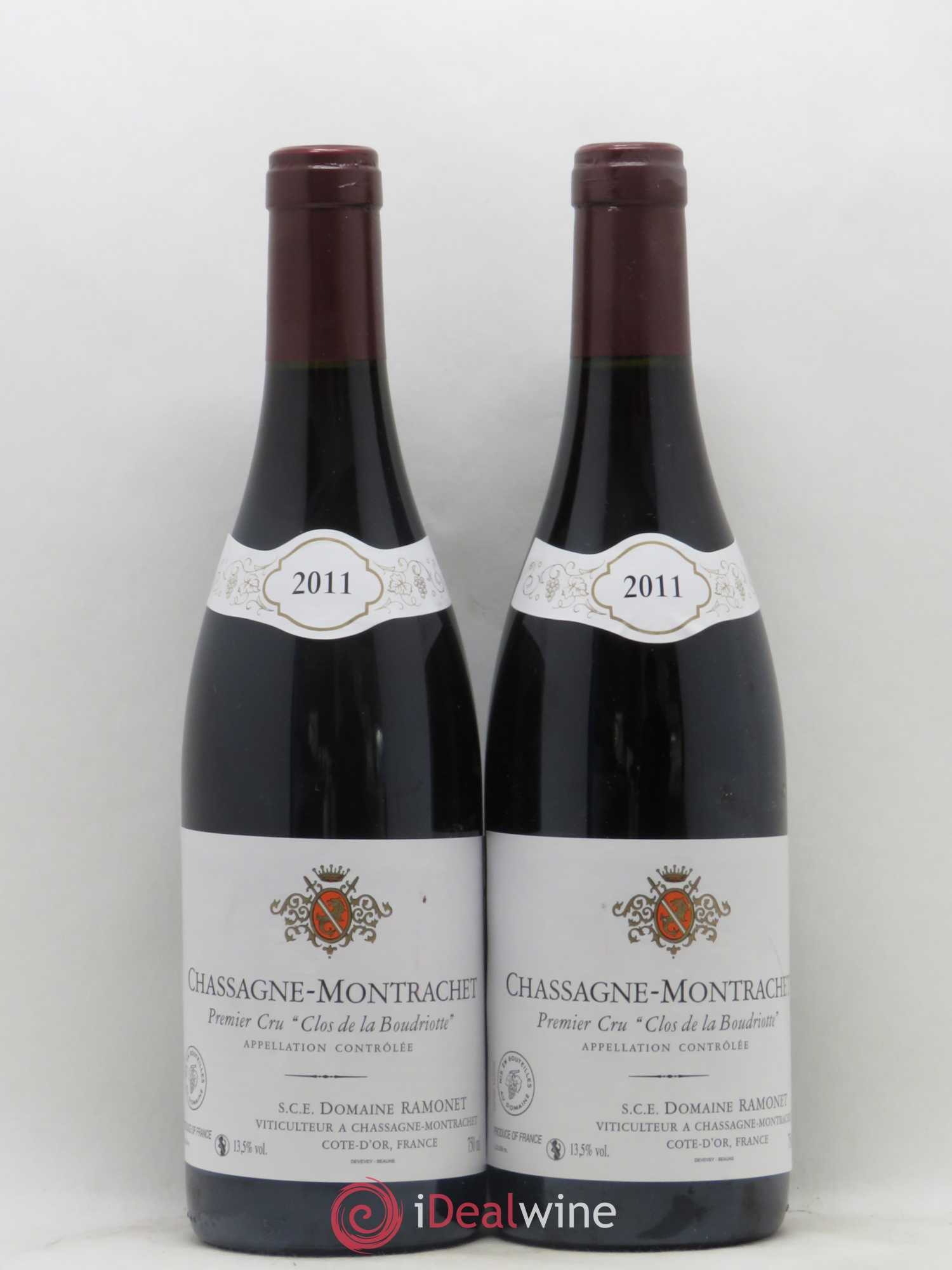 Chassagne-Montrachet 1er Cru Clos de la Boudriotte Ramonet (Domaine) 2011 - Lot de 2 bouteilles - 0