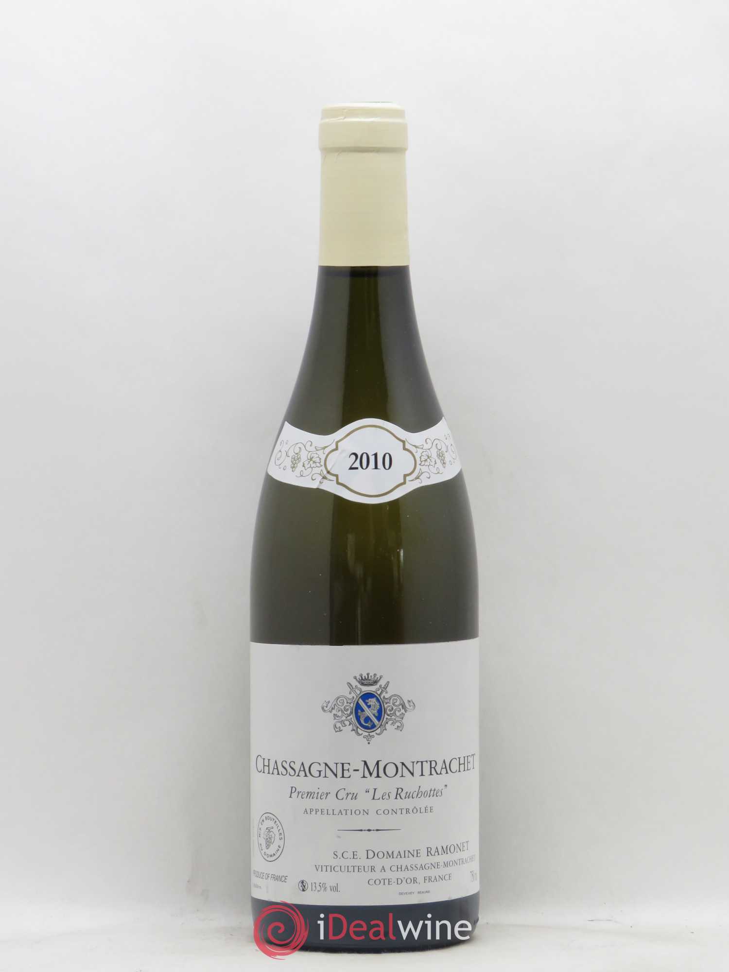 Chassagne-Montrachet 1er Cru Les Ruchottes Ramonet (Domaine) 2010 - Lot de 1 bouteille - 0