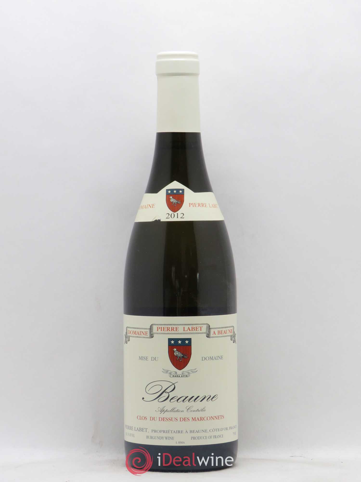 Beaune Clos du dessus des Marconnets François Labet 2012 - Lot de 1 bouteille - 0