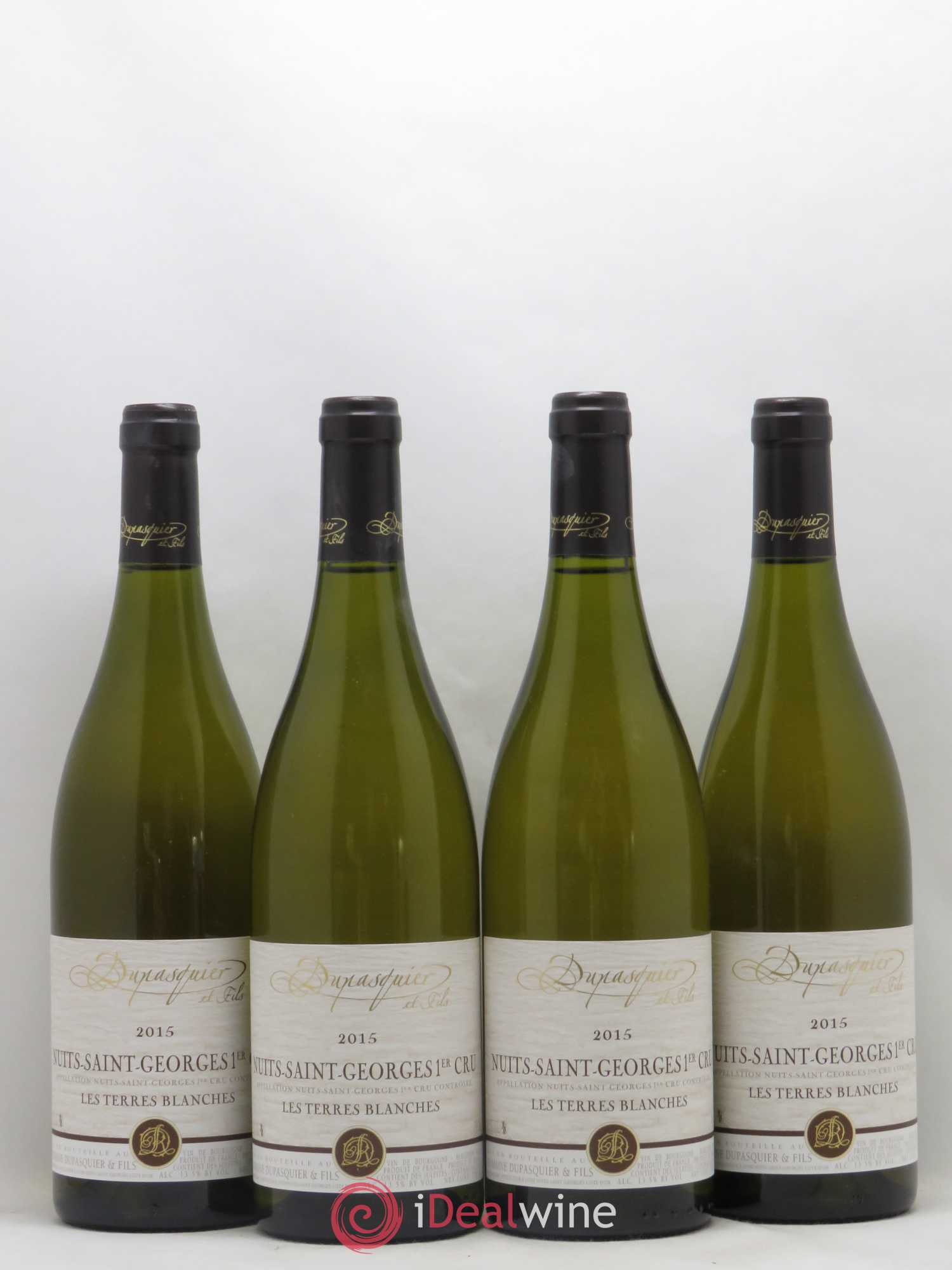 Nuits-Saint-Georges 1er Cru Les Terres Blanches Dupasquier 2015 - Posten von 4 Flaschen - 0