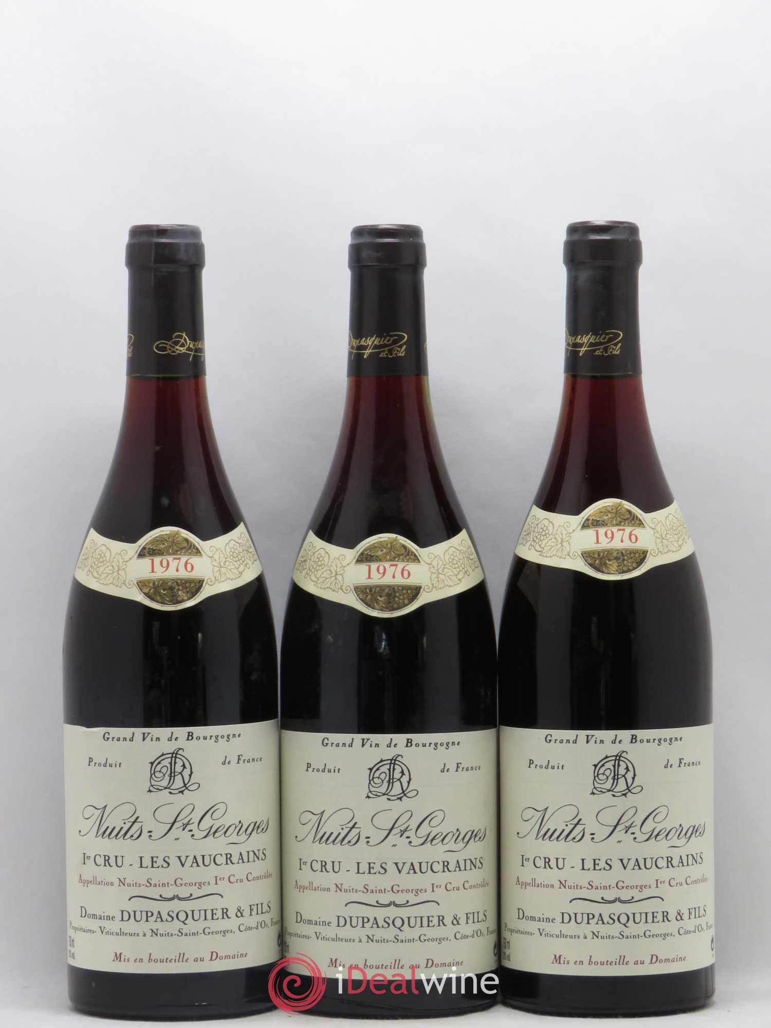 Nuits-Saint-Georges 1er Cru 1976 - Posten von 3 Flaschen - 0