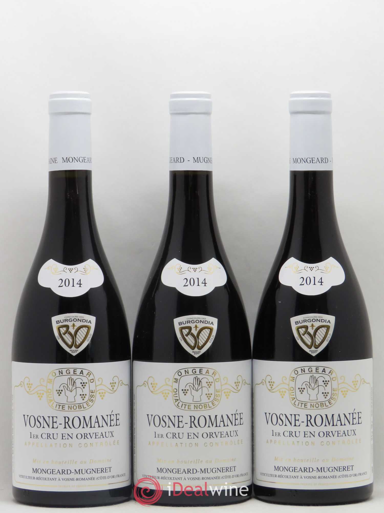 Vosne-Romanée 1er Cru En Orveaux Mongeard-Mugneret (Domaine) 2014 - Lot de 3 bouteilles - 0
