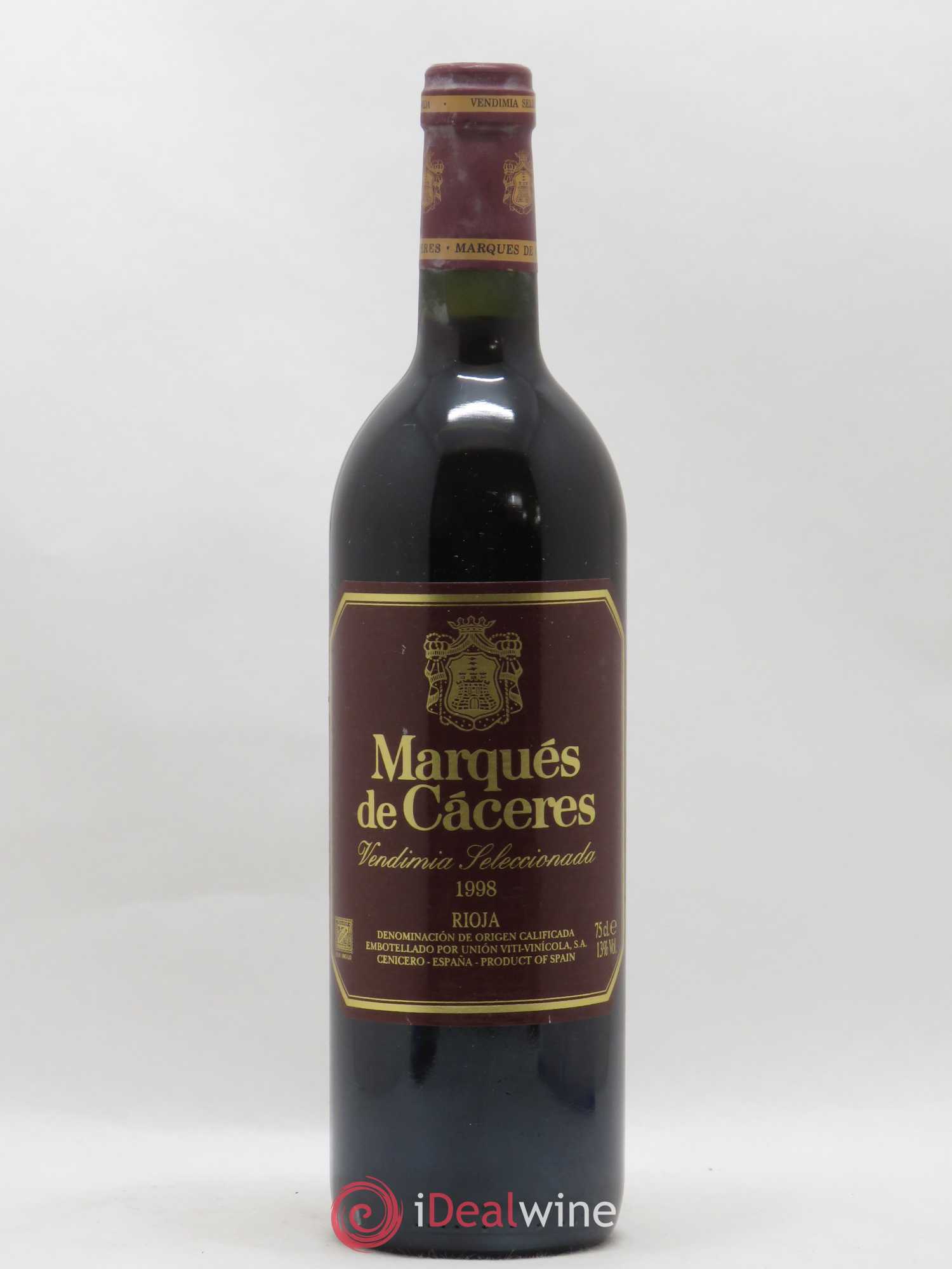 Rioja DOCA Rioja Marques de Caceres Vendimia Seleccionada 1998 - Lot de 1 bouteille - 0