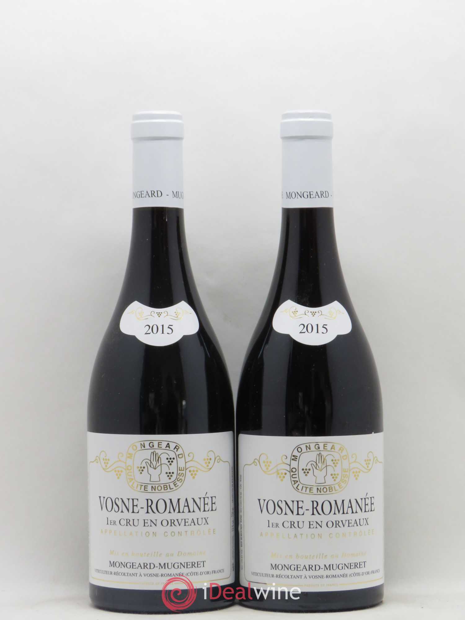 Vosne-Romanée 1er Cru En Orveaux Mongeard-Mugneret (Domaine) 2015 - Lot de 2 bouteilles - 0