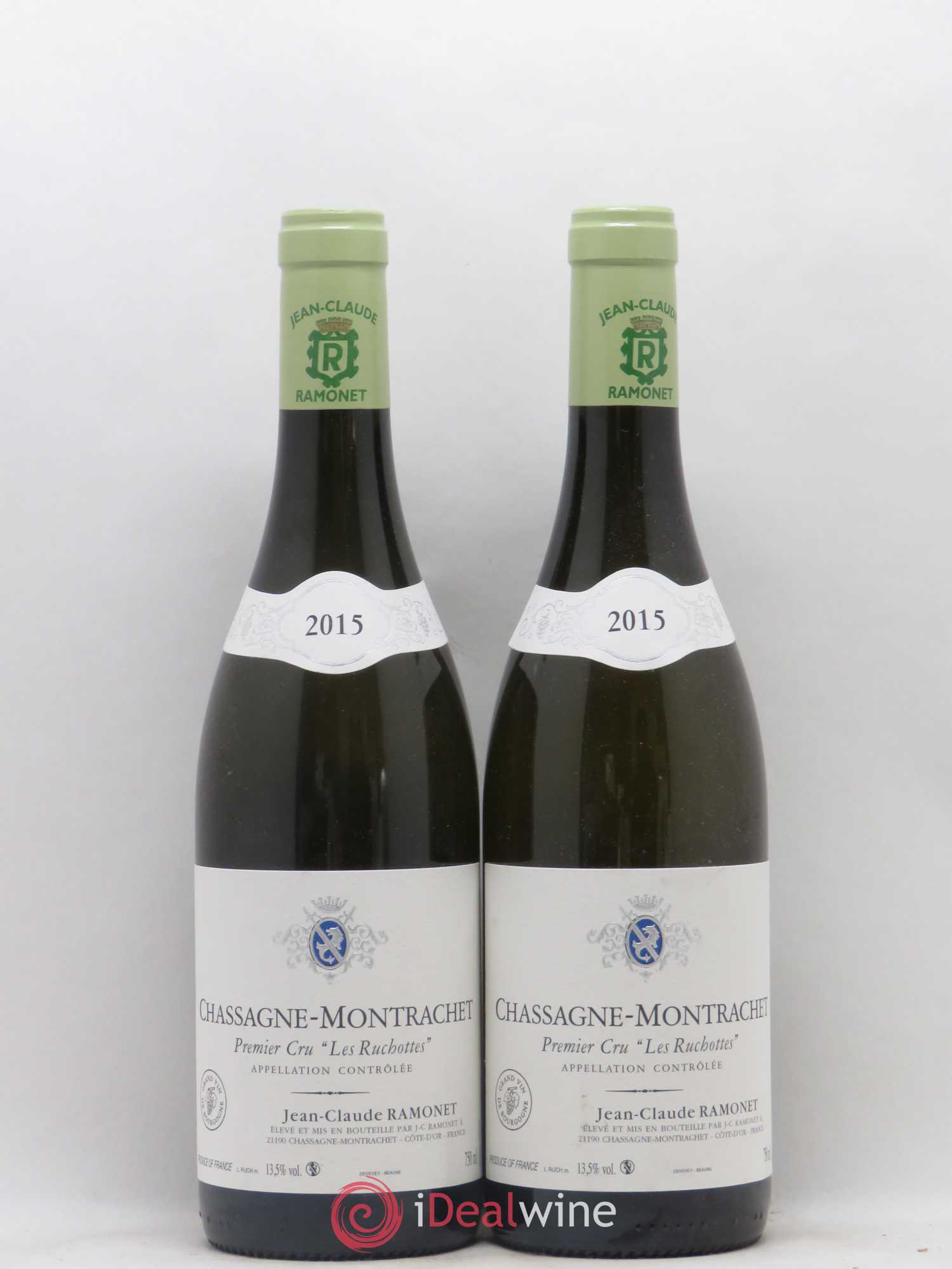 Chassagne-Montrachet 1er Cru Les Ruchottes Ramonet (Domaine) 2015 - Lot de 2 bouteilles - 0