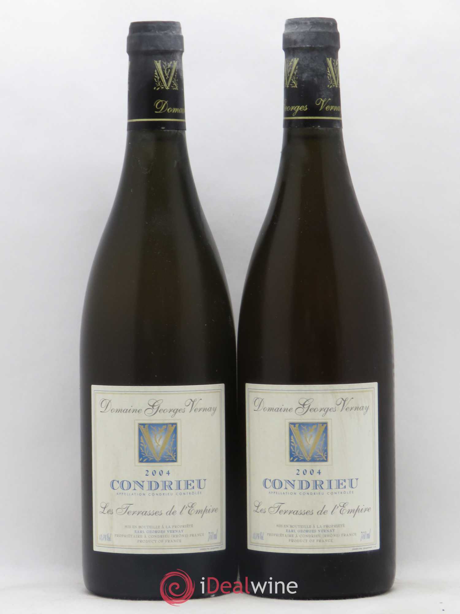Condrieu Terrasses de l'Empire Georges Vernay 2004 - Lot de 2 bouteilles - 0