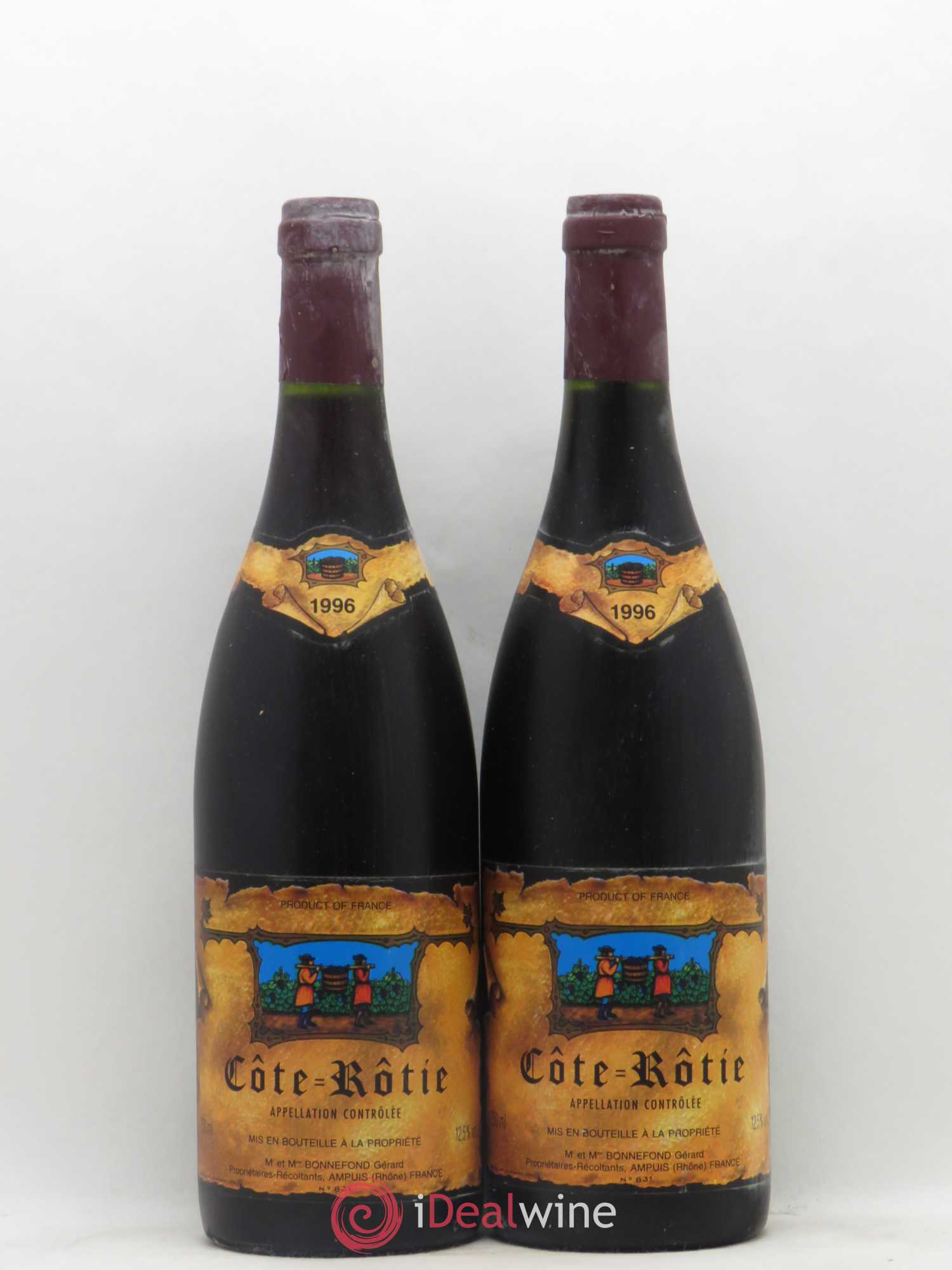 Côte-Rôtie Gérard Bonnefond 1996 - Posten von 2 Flaschen - 0