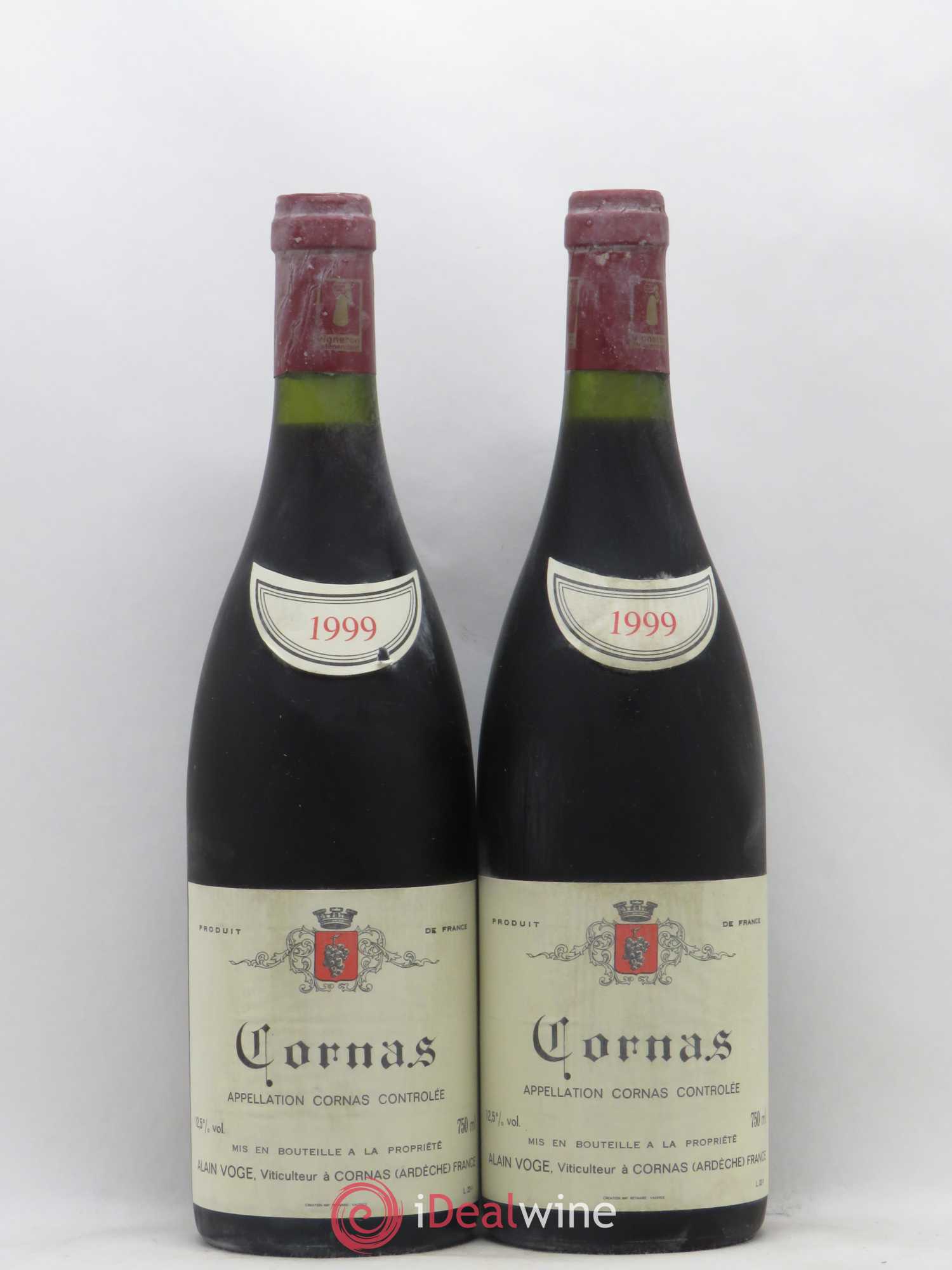 Cornas Alain Voge 1999 - Lot de 2 bouteilles - 0