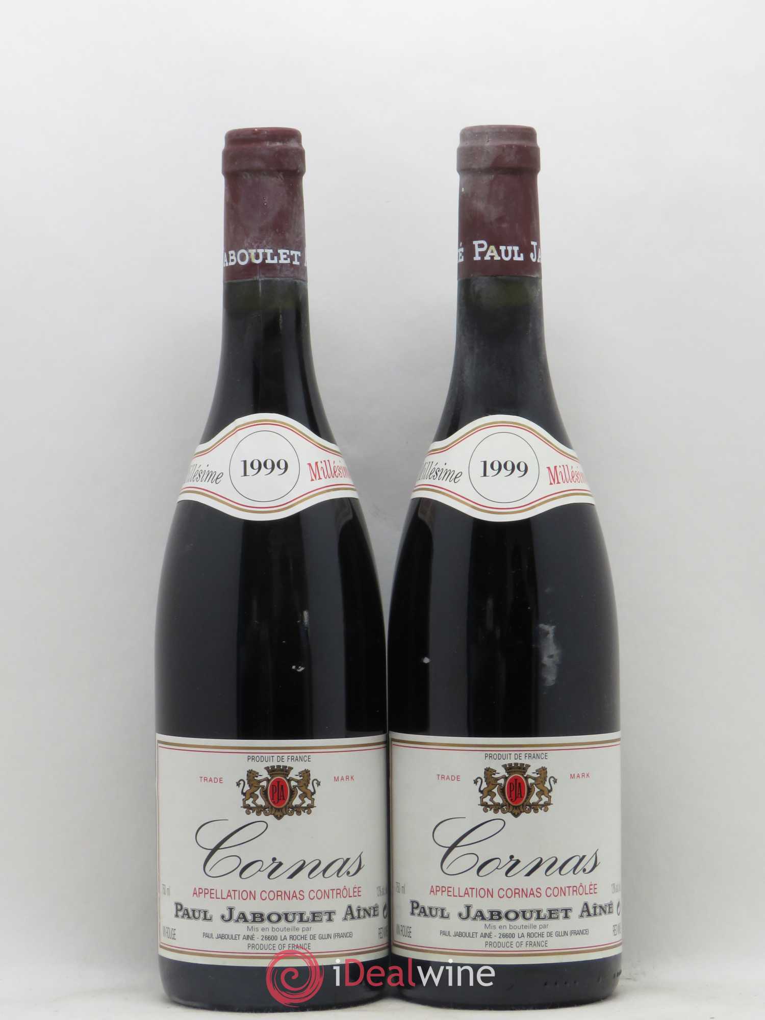 Cornas Paul Jaboulet Ainé 1999 - Lot de 2 bouteilles - 0