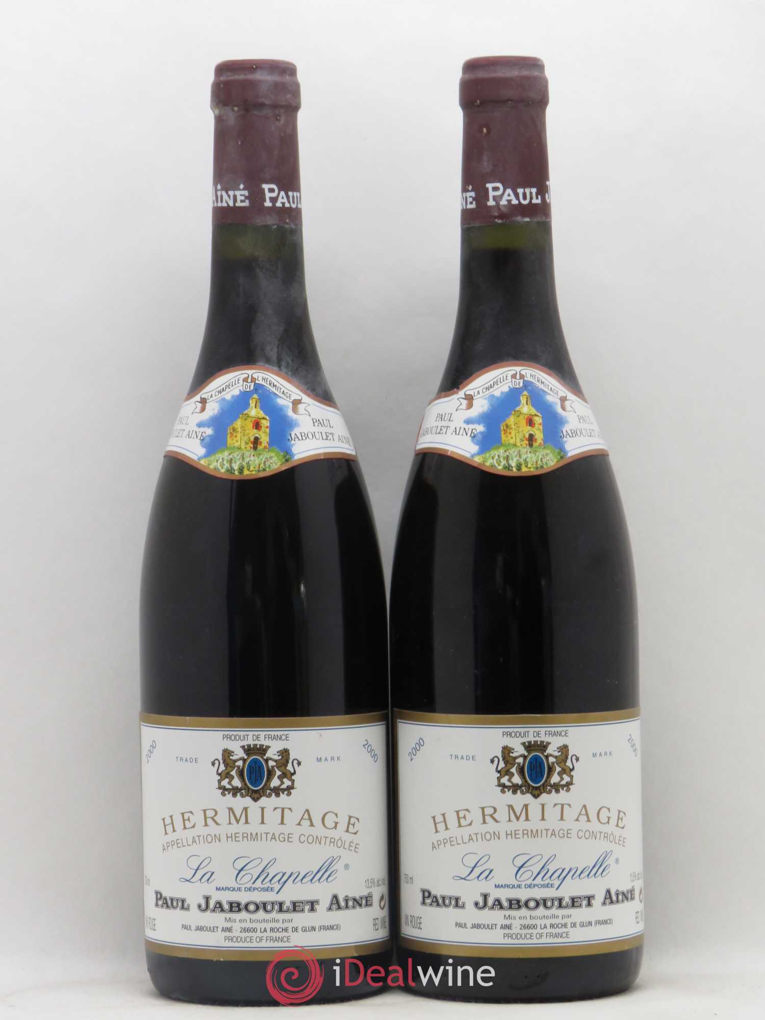 Hermitage La Chapelle Paul Jaboulet Ainé 2000 - Lot de 2 bouteilles - 0