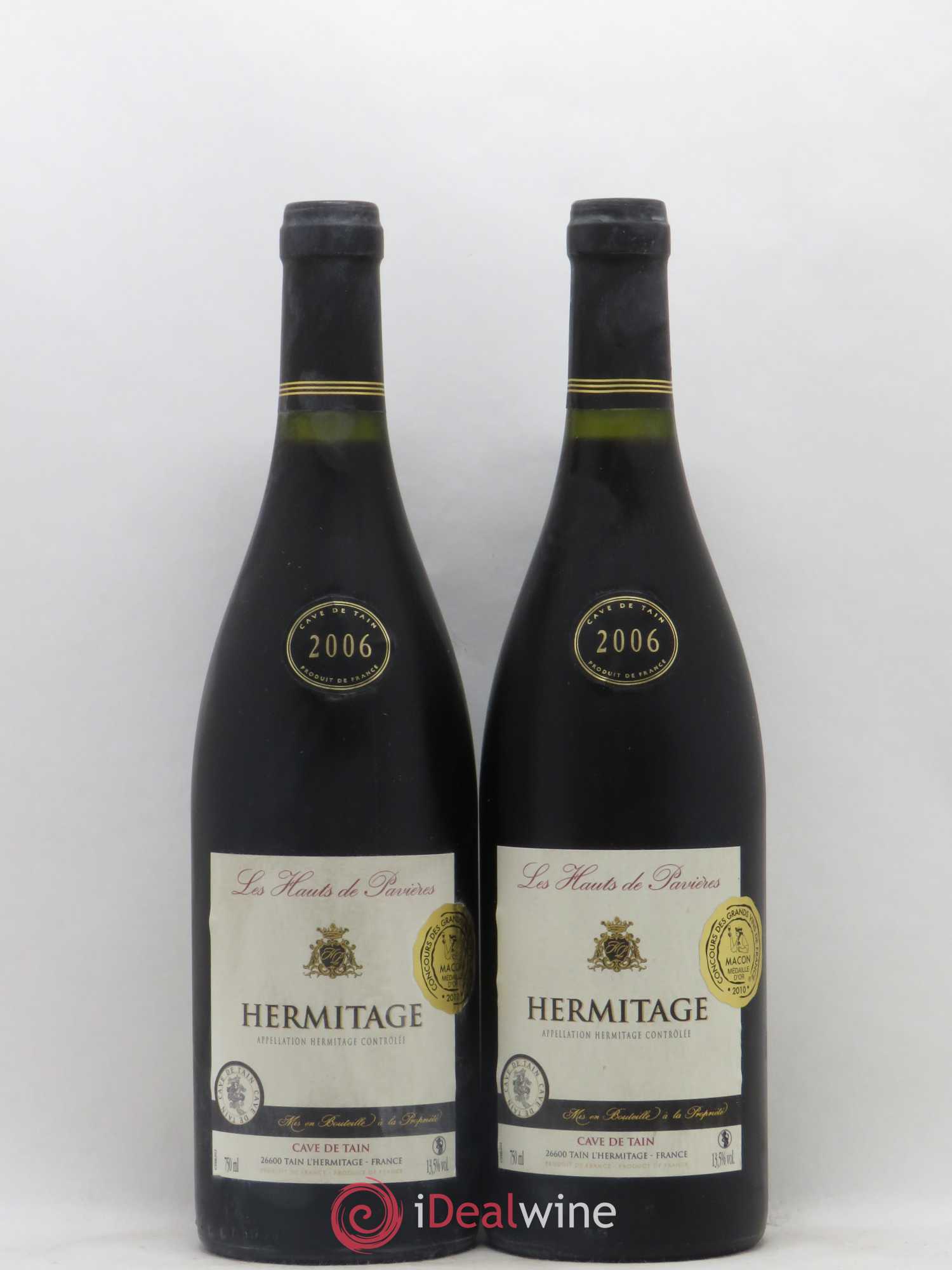 Hermitage Les Hauts de Pavières Caves de Tain l'Hermitage 2006 - Posten von 2 Flaschen - 0