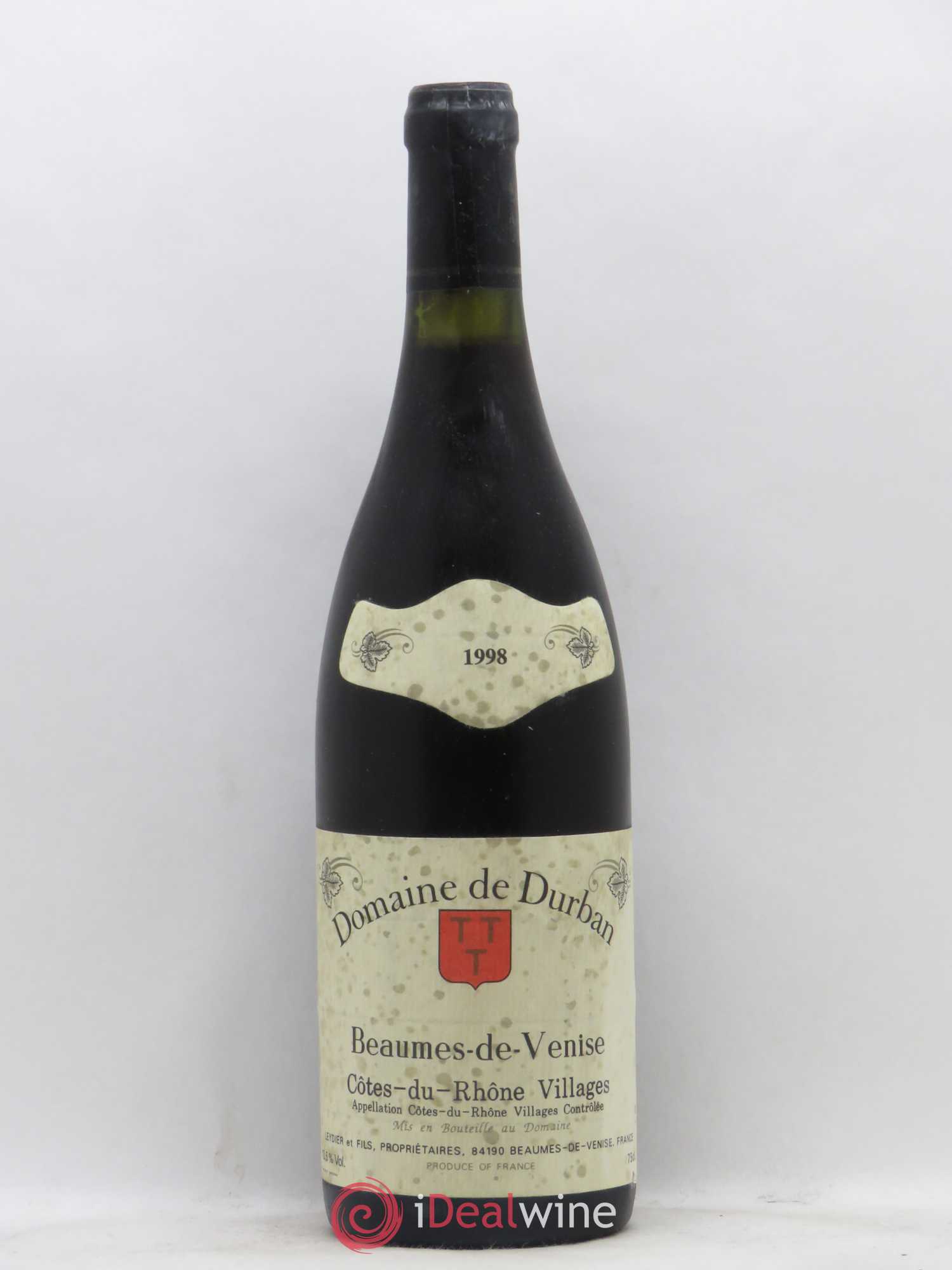 Beaumes-de-Venise Domaine de Durban (sans prix de réserve) 1998 - Posten von 1 Flasche - 0