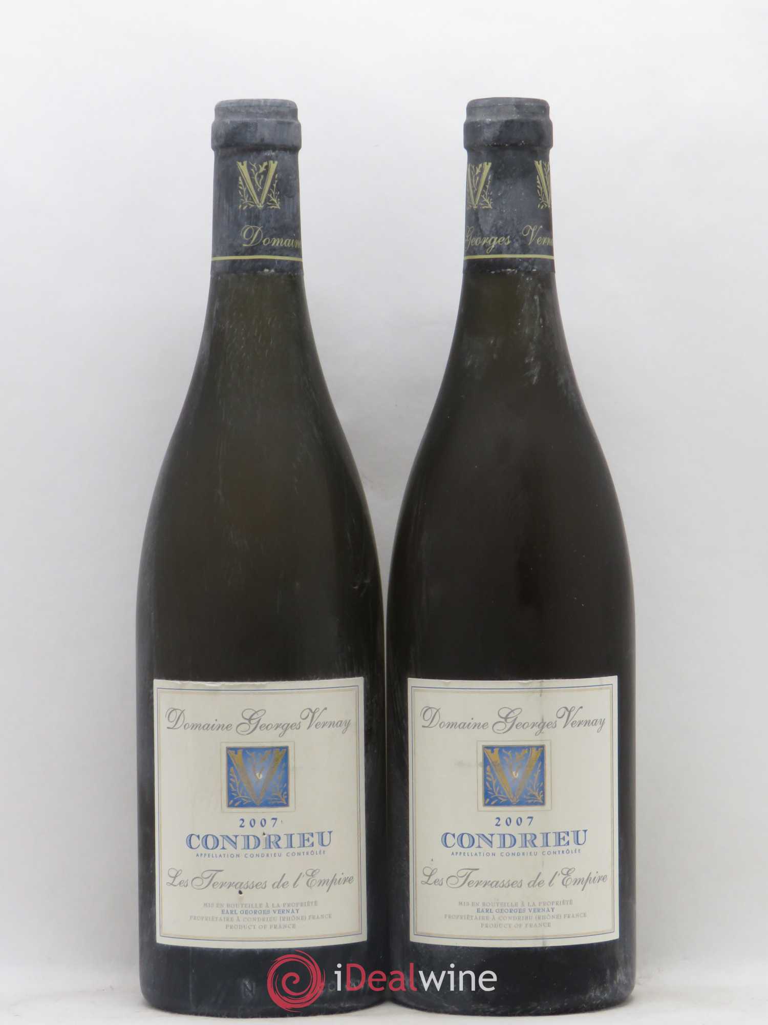 Condrieu Terrasses de l'Empire Georges Vernay 2007 - Lot de 2 bouteilles - 0