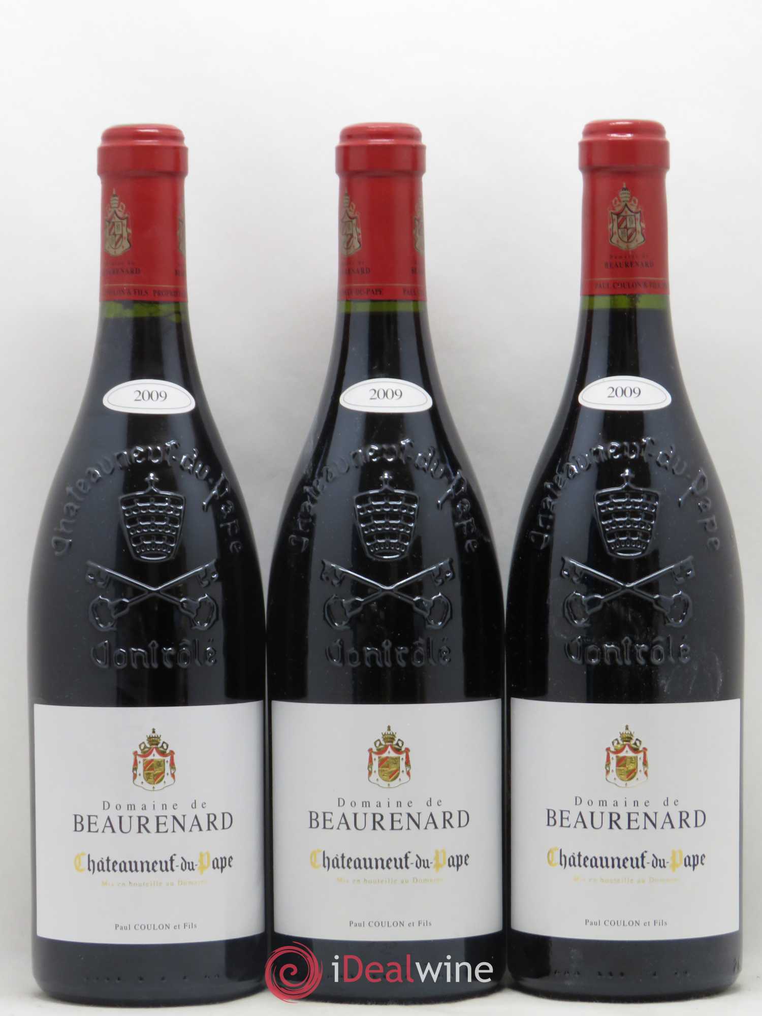 Châteauneuf-du-Pape Beaurenard (Domaine de) 2009 - Lot de 3 bouteilles - 0