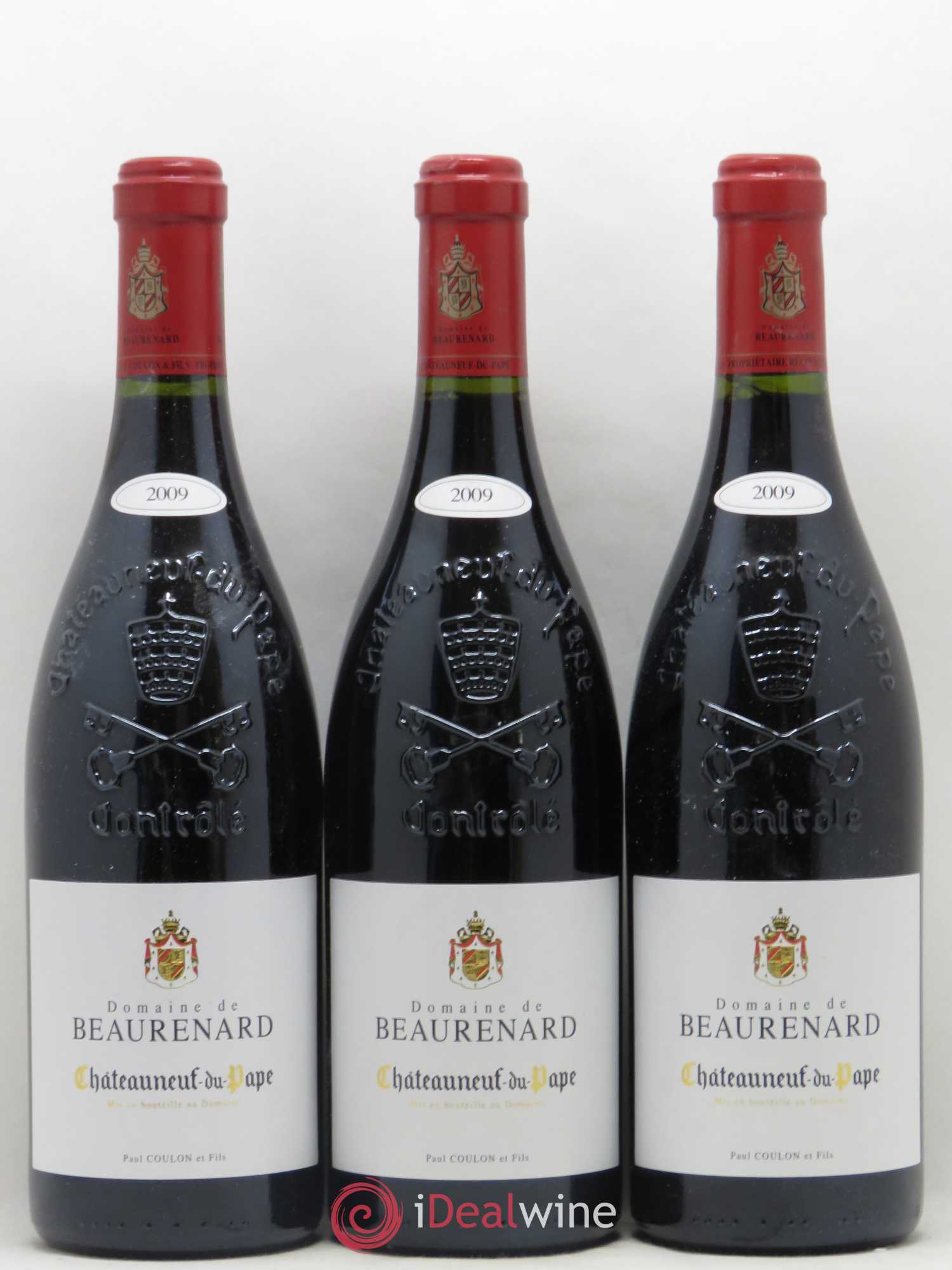 Châteauneuf-du-Pape Beaurenard (Domaine de) 2009 - Lot de 3 bouteilles - 0