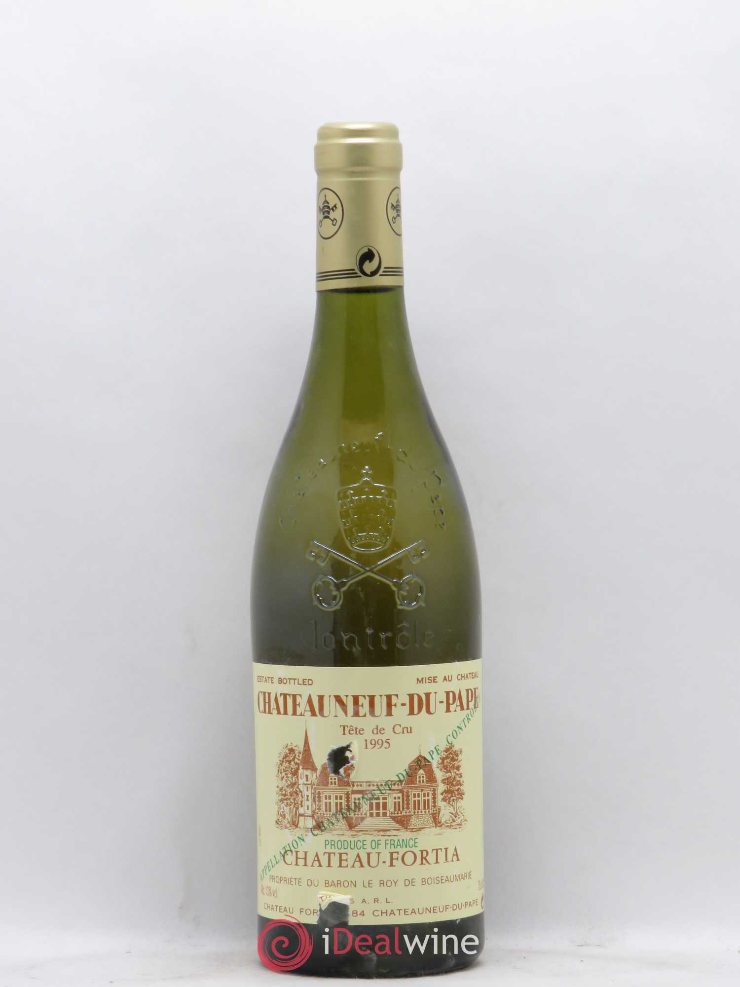 Châteauneuf-du-Pape Château Fortia Tête de Cru 1995 - Posten von 1 Flasche - 0
