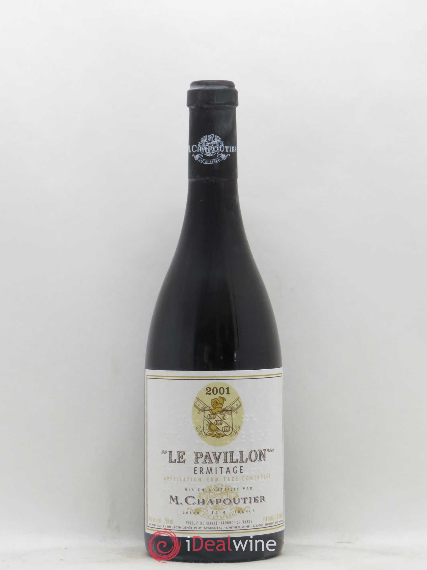 Hermitage Ermitage Le Pavillon Chapoutier 2001 - Lot de 1 bouteille - 0