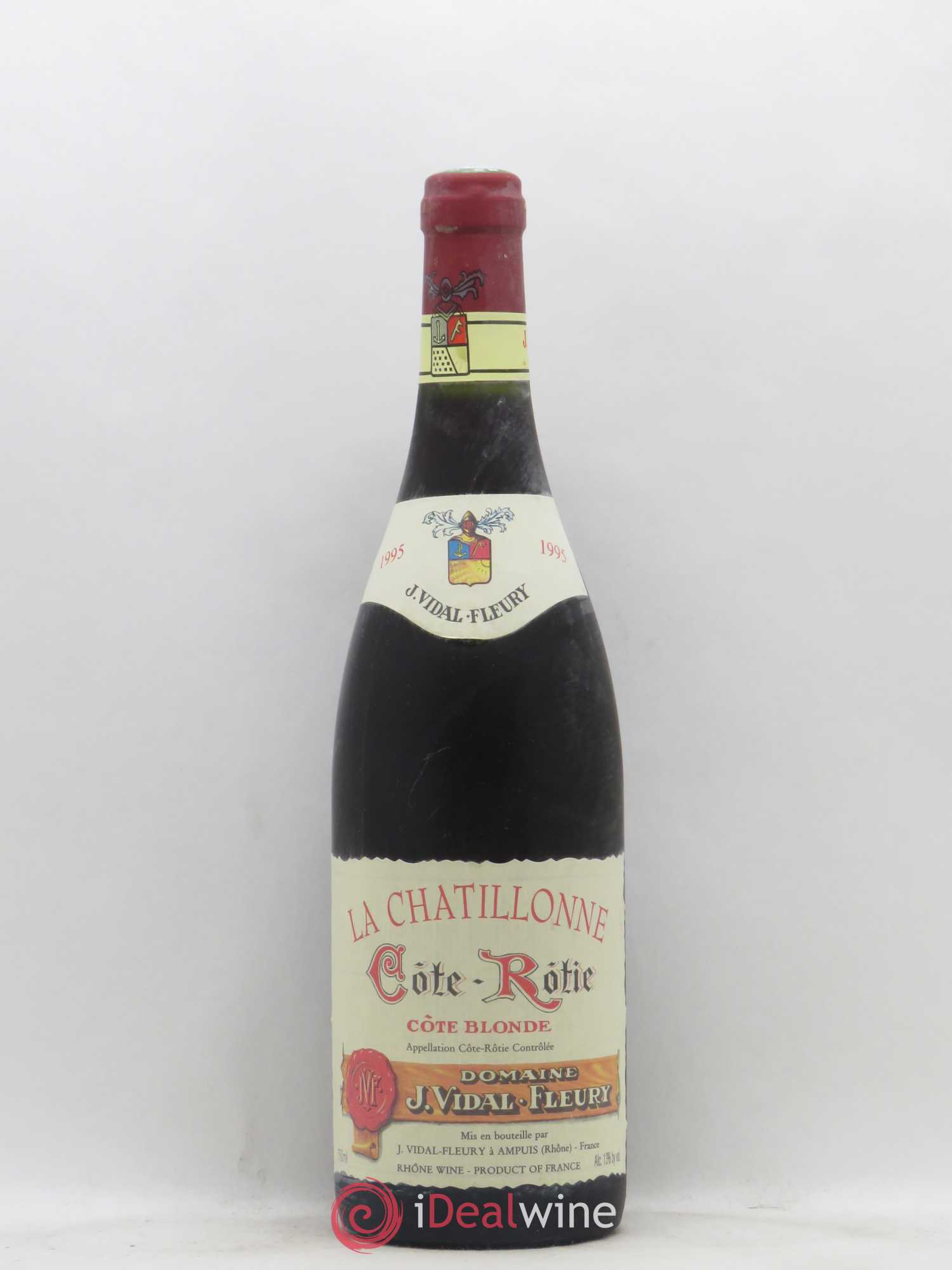 Côte-Rôtie la Chatillonne Côte Blonde Vidal Fleury 1995 - Lot de 1 bouteille - 0