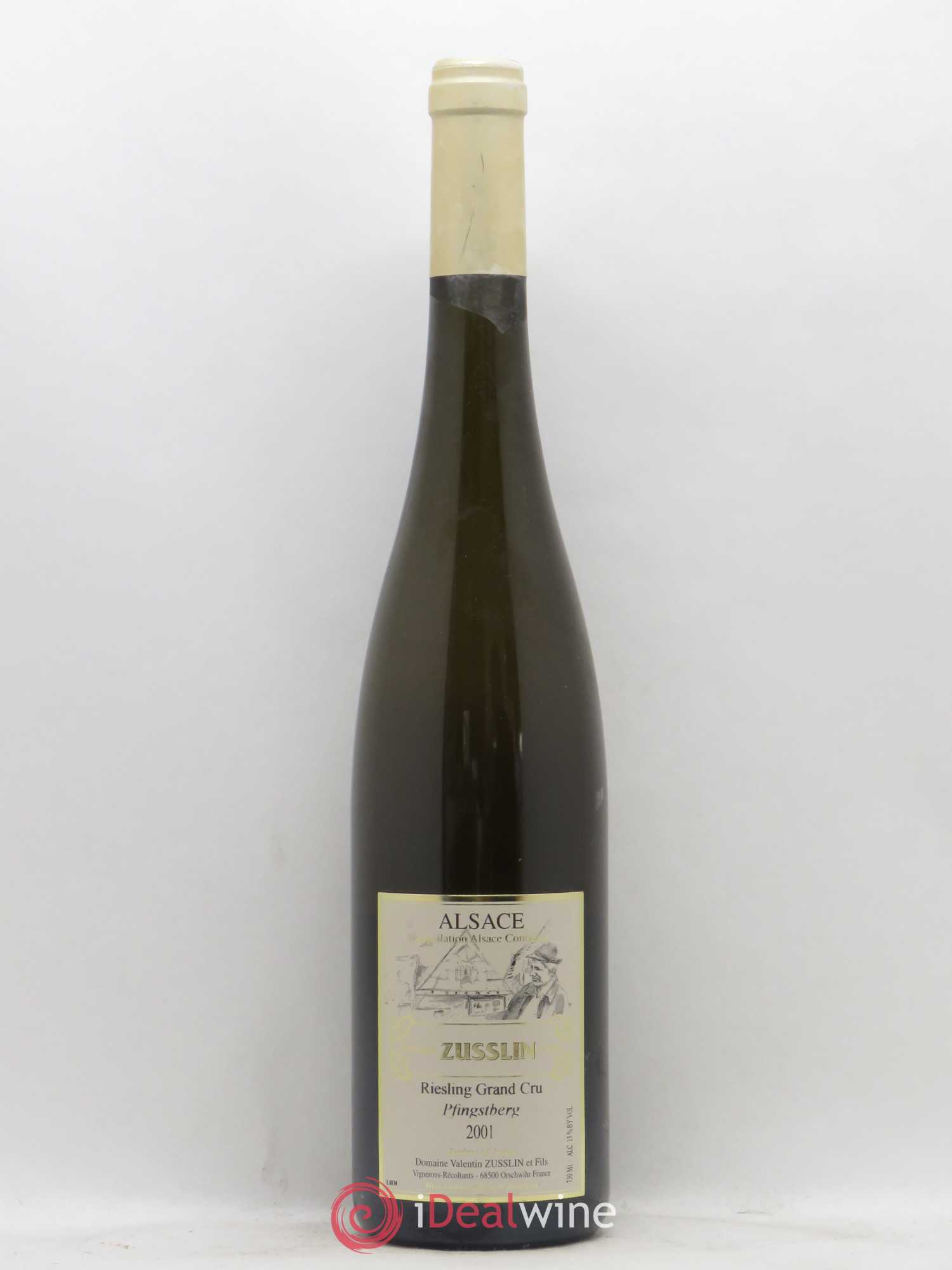 Riesling Grand Cru Pfingstberg Valentin Züsslin 2001 - Posten von 1 Flasche - 0