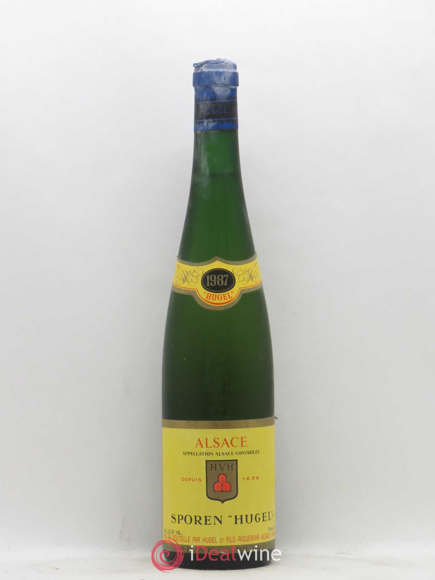 Alsace Sporen Hugel 1987 - Posten von 1 Flasche - 0
