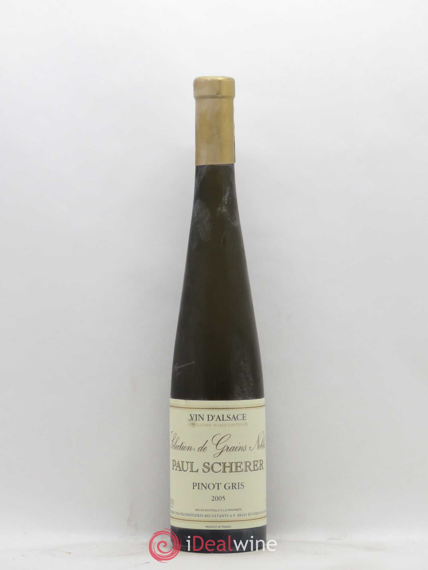 Pinot Gris (Tokay) Sélection de Grains Nobles Paul Scherer 50cl (sans prix de réserve) 2005 - Posten von 1 Flasche - 0