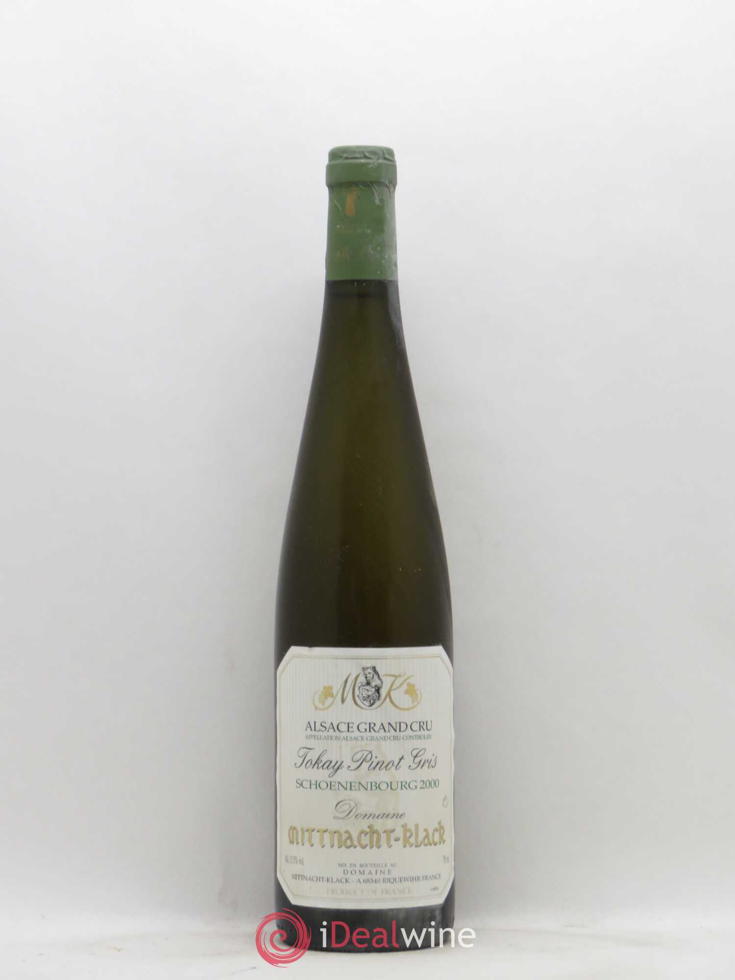 Pinot Gris Grand Cru Schoenenbourg Mittnacht Klack 2000 - Posten von 1 Flasche - 0