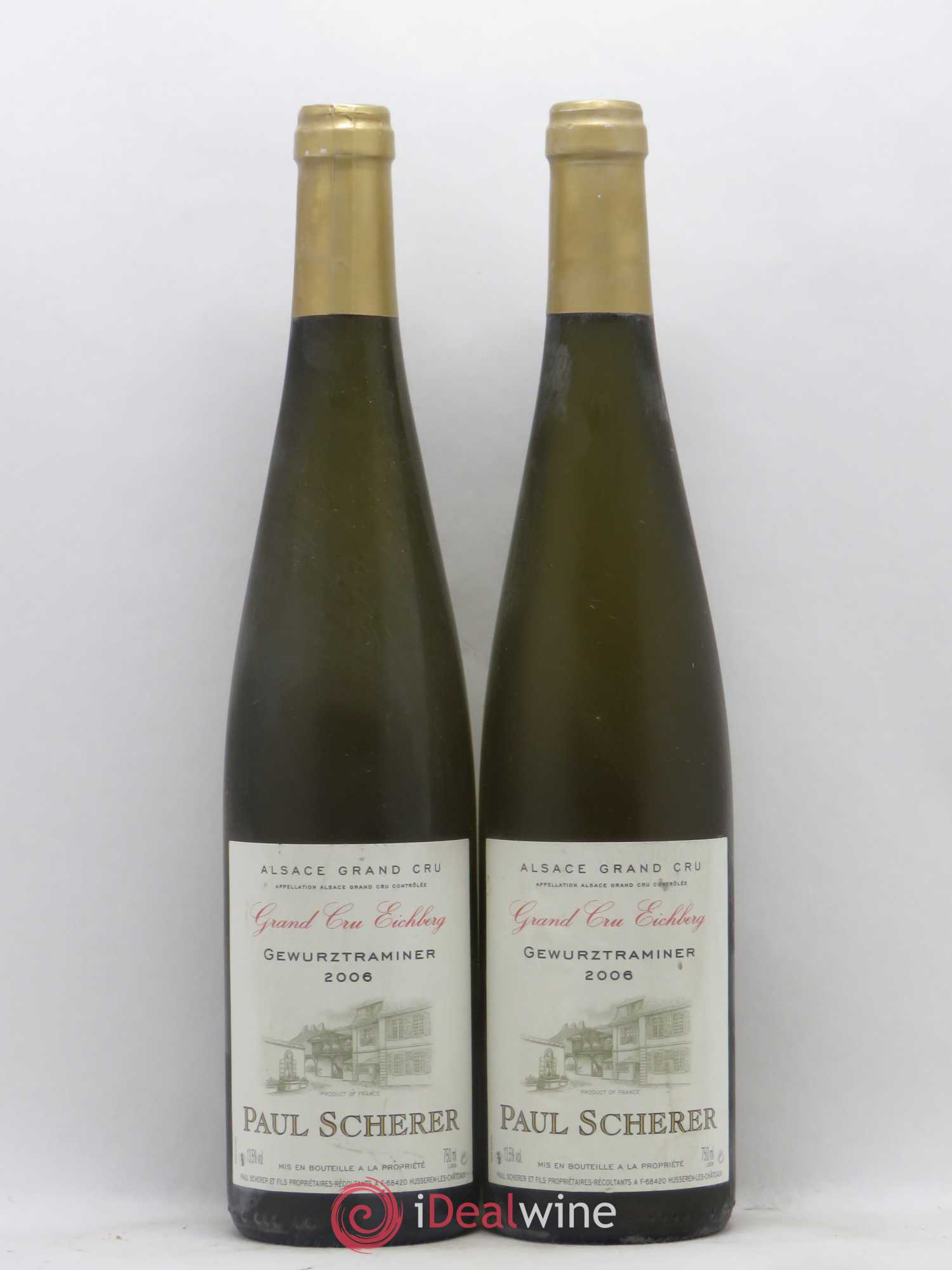 Gewurztraminer Grand Cru Eichberg Paul Scherer 2006 - Posten von 2 Flaschen - 0