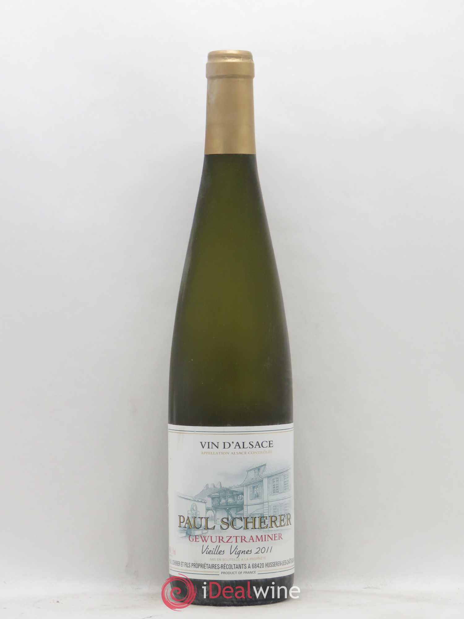 Alsace Gewurztraminer Vieilles Vignes Paul Scherer (sans prix de réserve) 2011 - Posten von 1 Flasche - 0