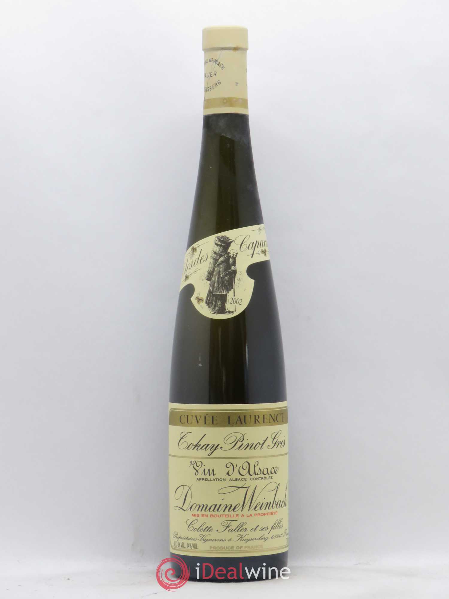 Alsace Pinot Gris (Tokay) Cuvée Laurence Weinbach (Domaine) 2002 - Lot de 1 bouteille - 0