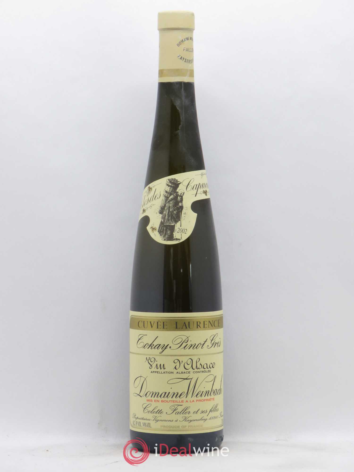 Alsace Pinot Gris (Tokay) Cuvée Laurence Weinbach (Domaine) 2002 - Lot de 1 bouteille - 0