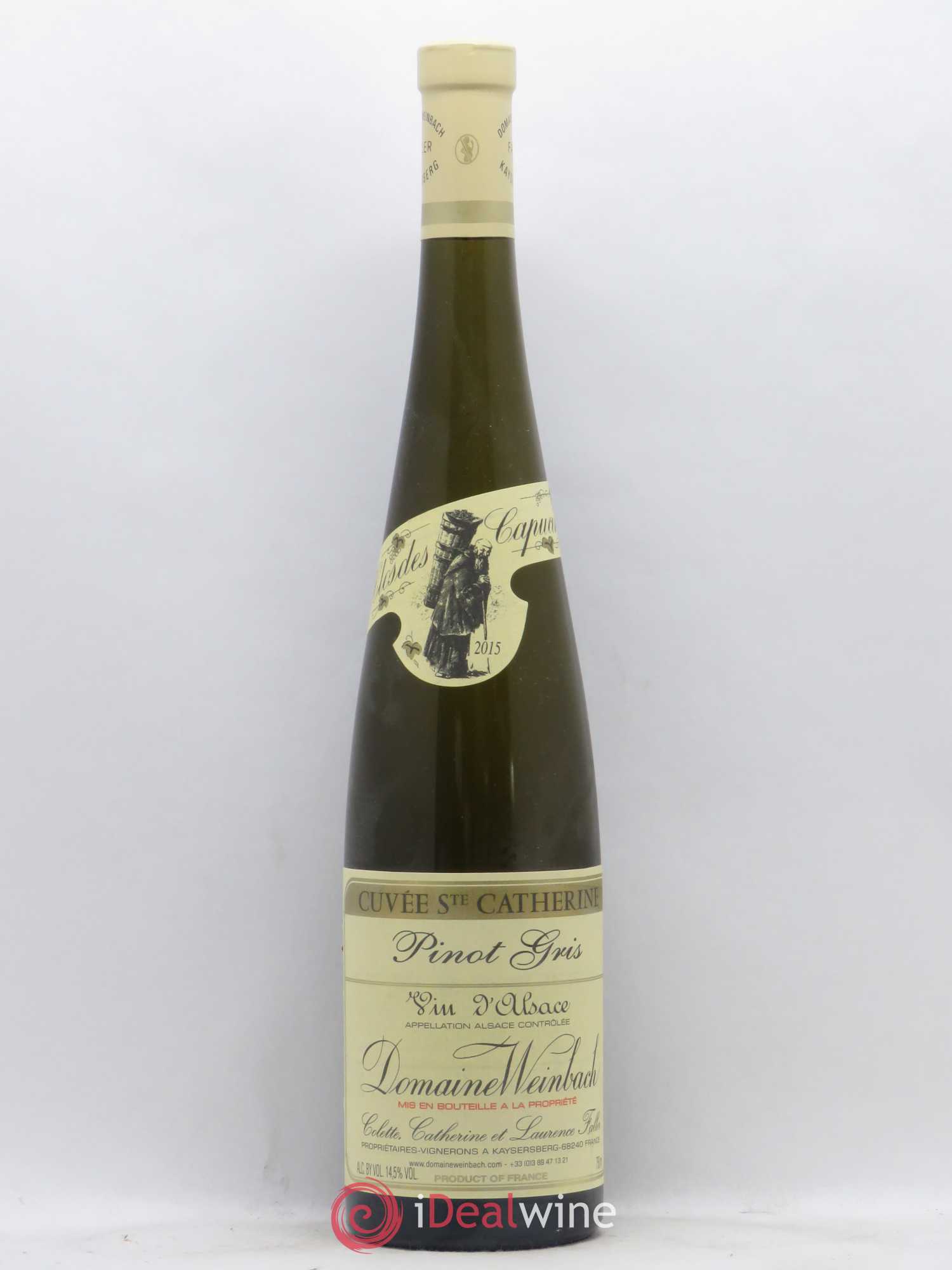 Alsace Pinot Gris Cuvée Sainte Catherine Weinbach (Domaine) 2015 - Lot de 1 bouteille - 0