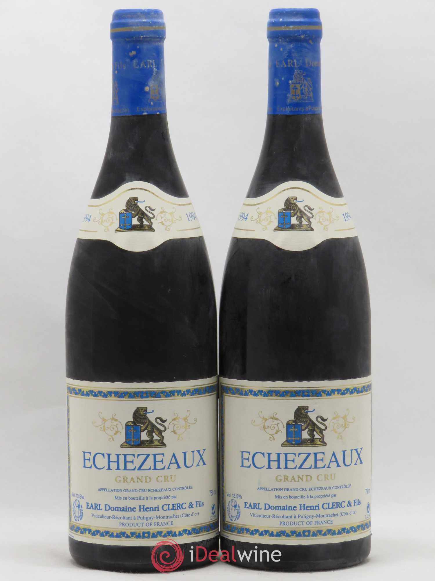 Echezeaux Grand Cru Henri Clerc 1994 - Lot de 2 bouteilles - 0
