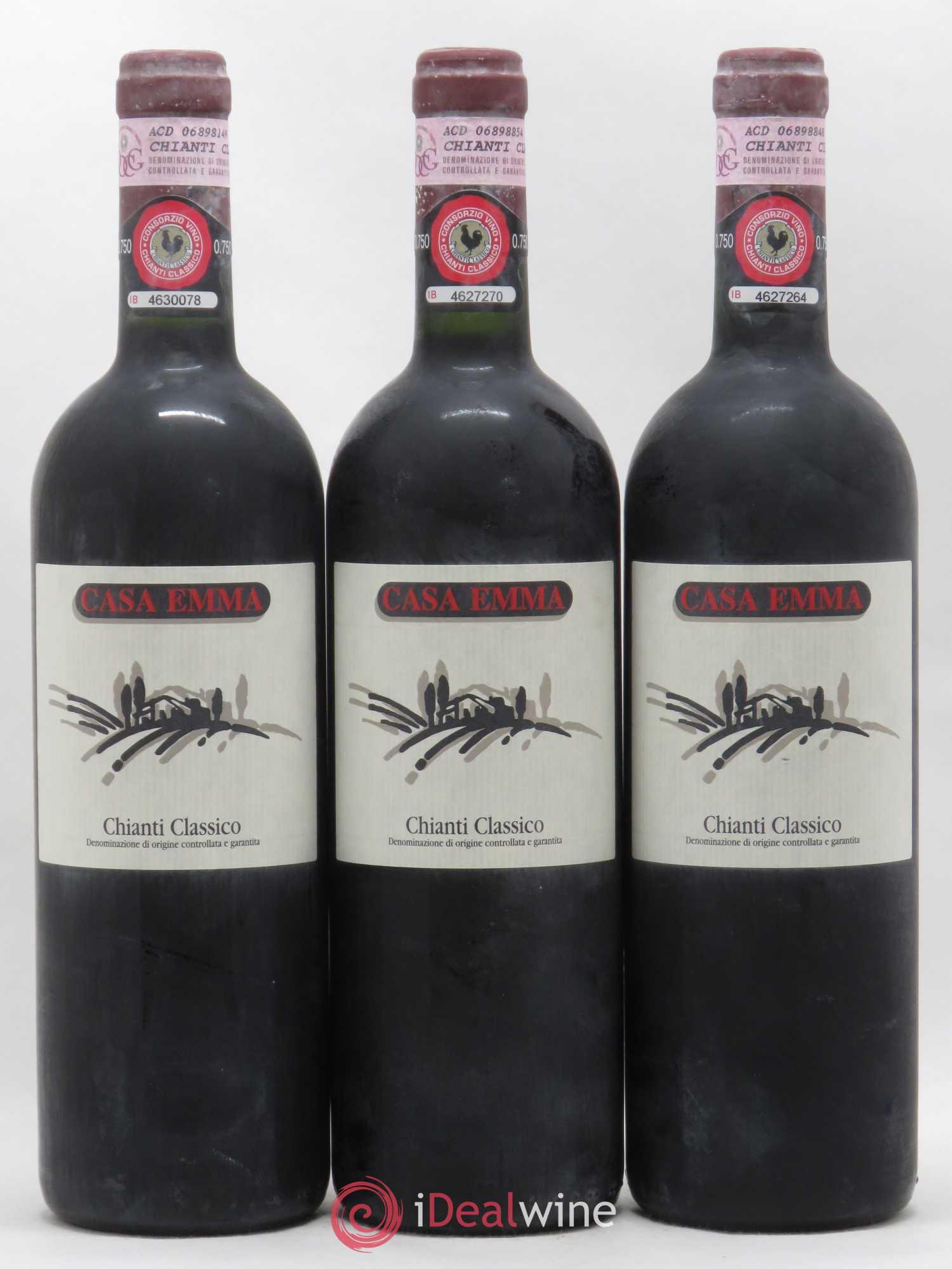 Chianti Classico DOCG Casa Emma 2003 - Posten von 3 Flaschen - 0