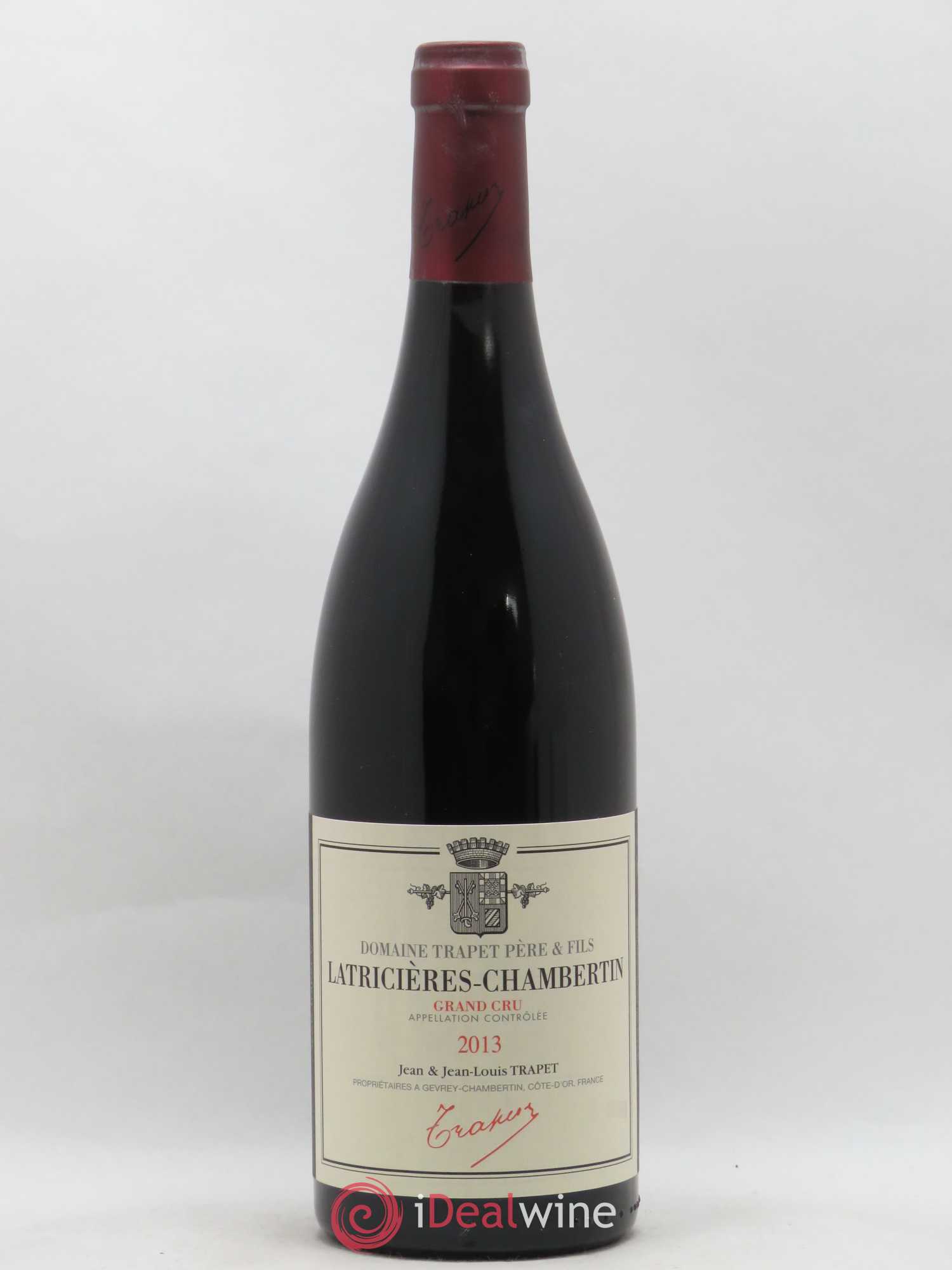 Latricières-Chambertin Grand Cru Domaine Trapet 2013 - Lot de 1 bouteille - 0