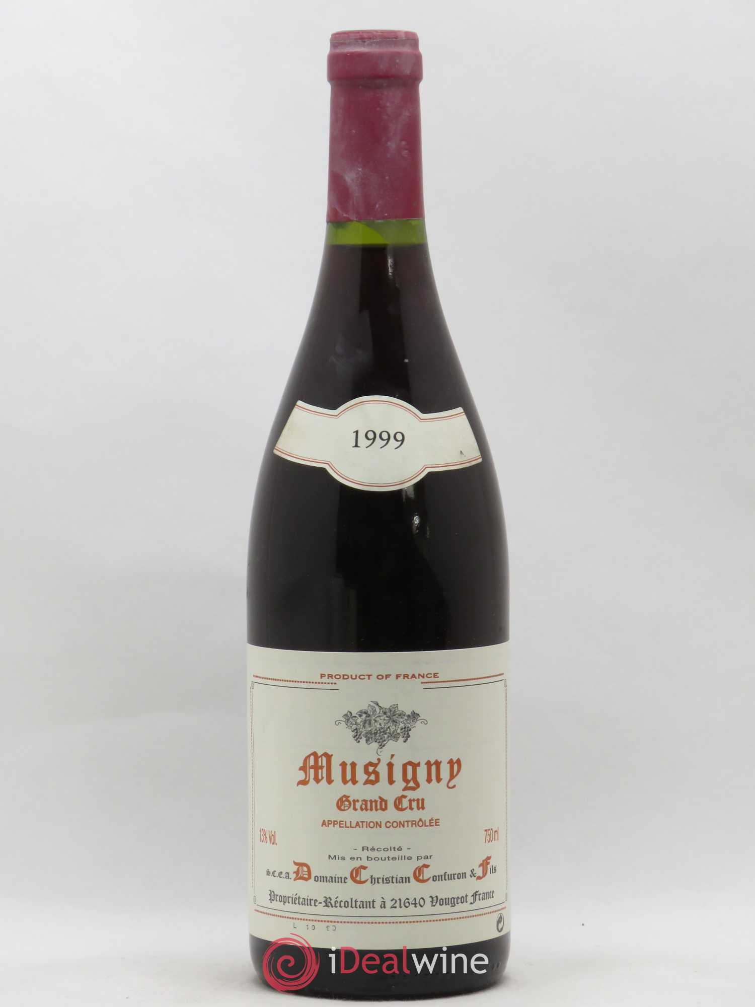 Musigny Grand Cru Christian Confuron 1999 - Lot de 1 bouteille - 0